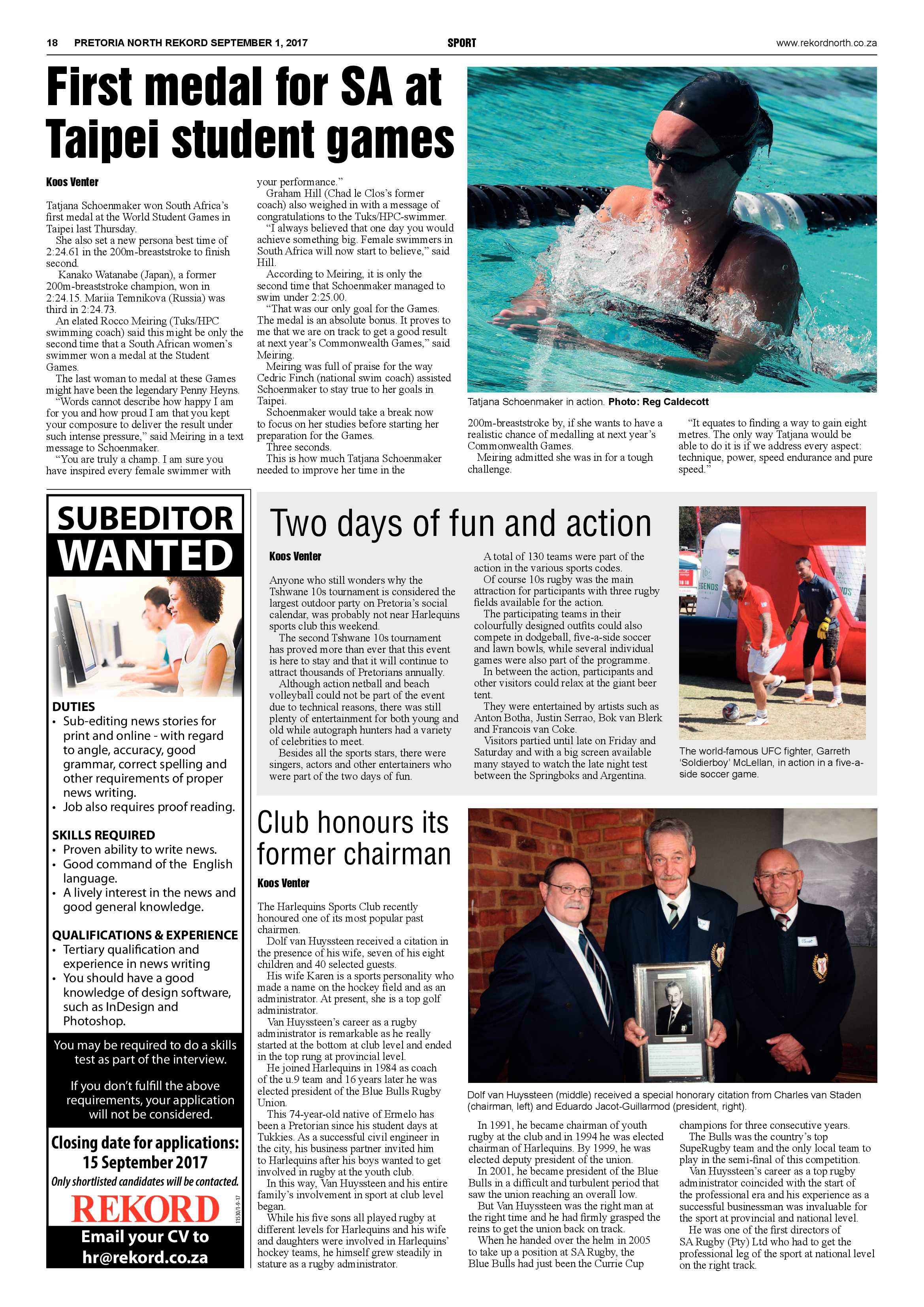 Rekord North 01 September 2017 page 18