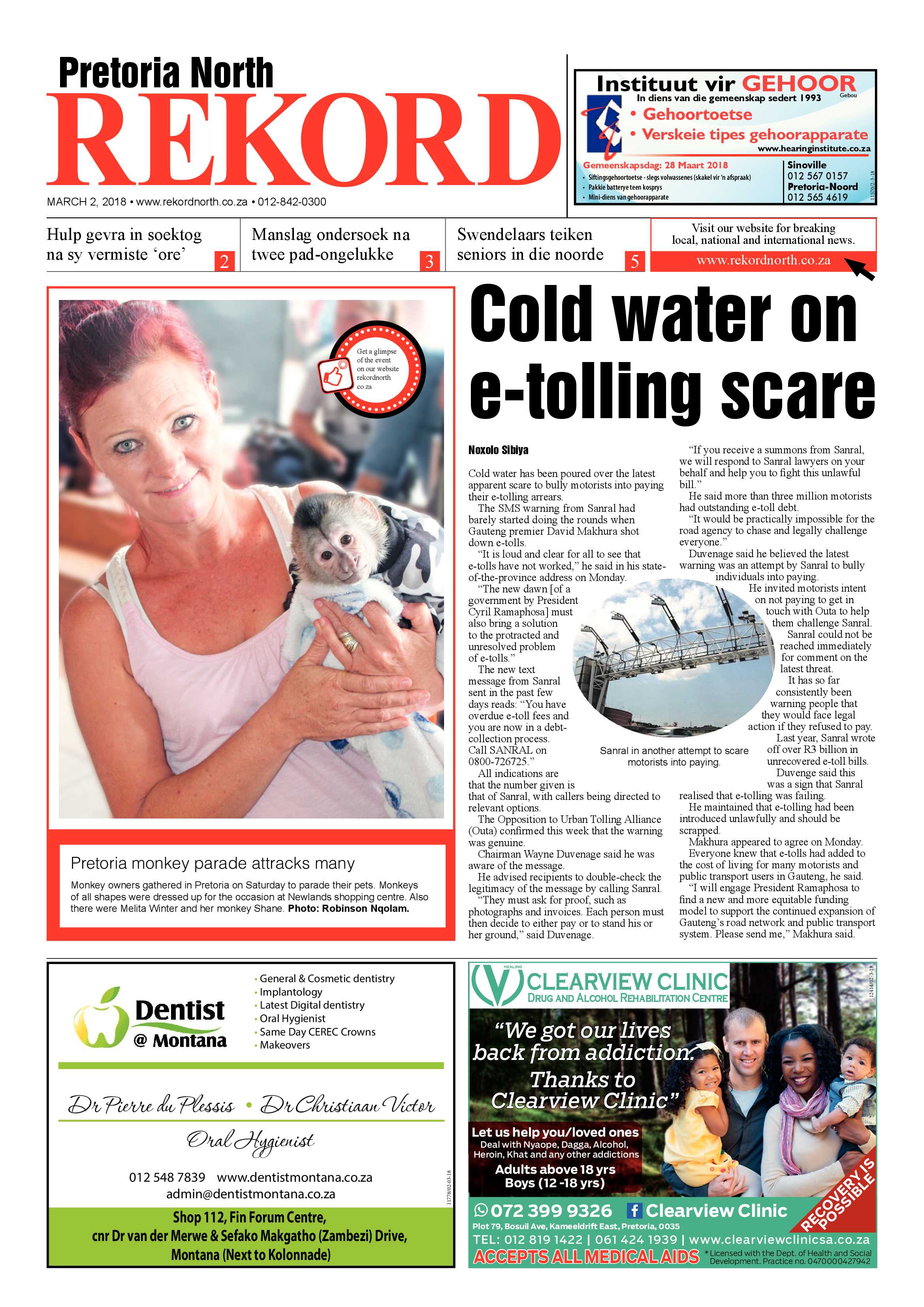 Rekord North 02 March 2018 page 1