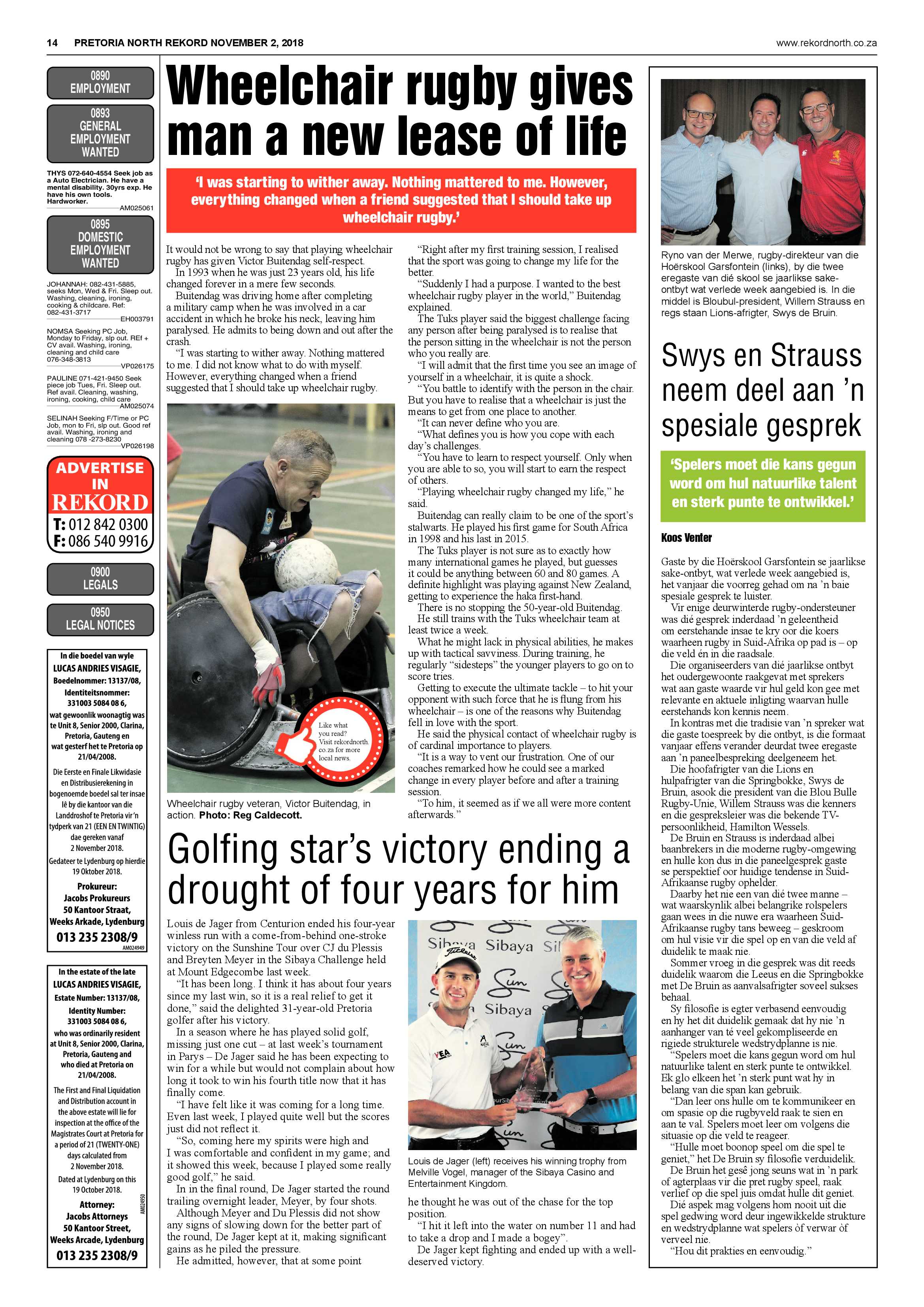 Rekord North 02 November 2018 page 14