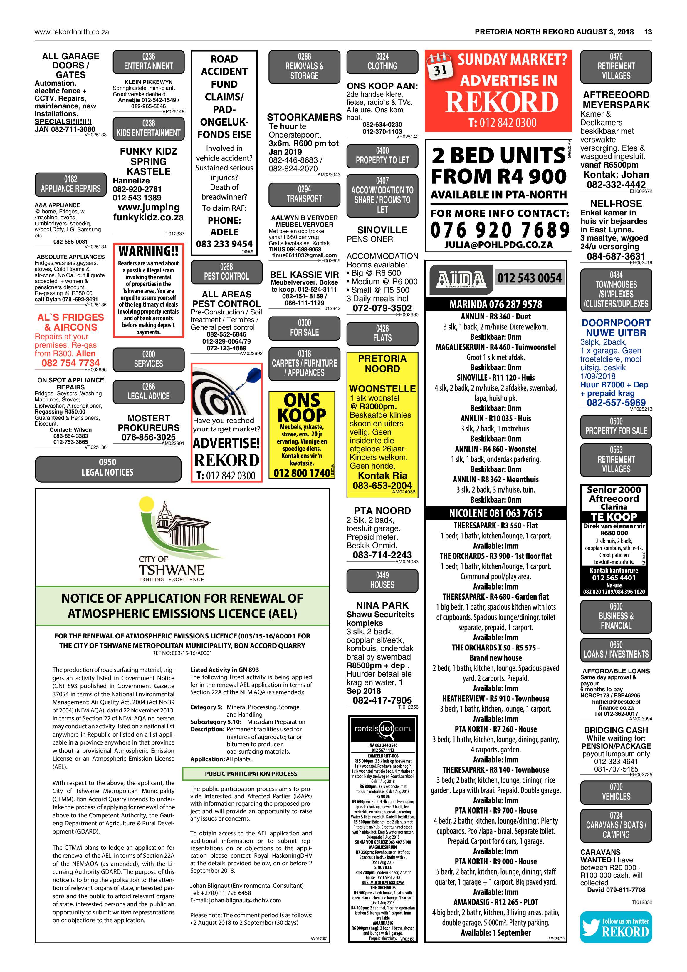 Rekord North 03 August 2018 page 13
