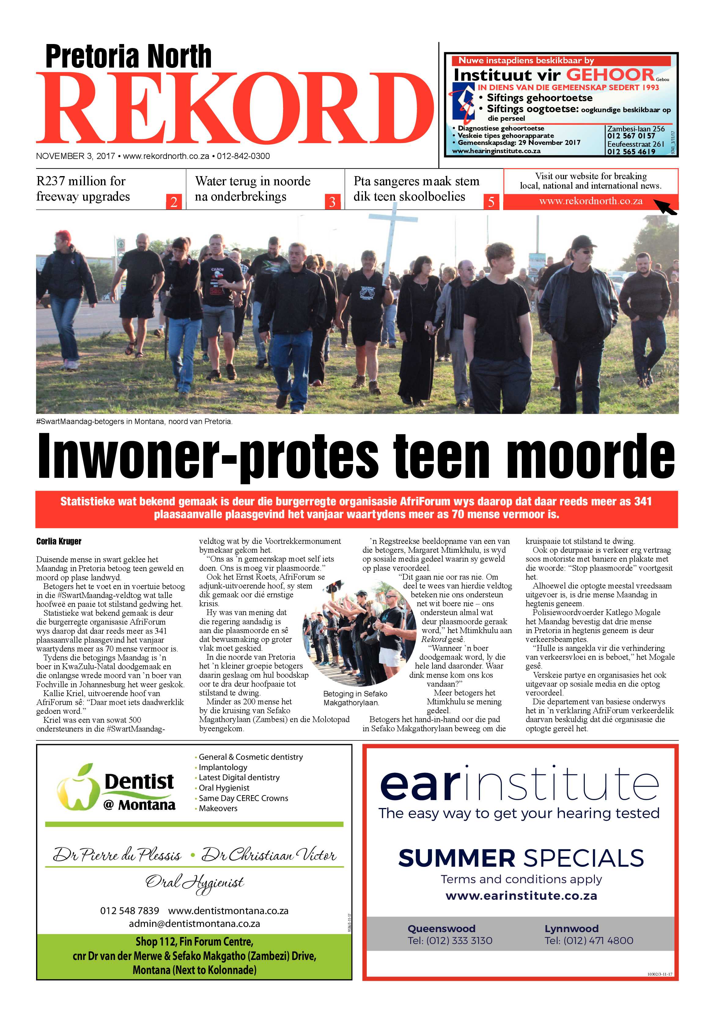 Rekord North 03 November 2017 page 1