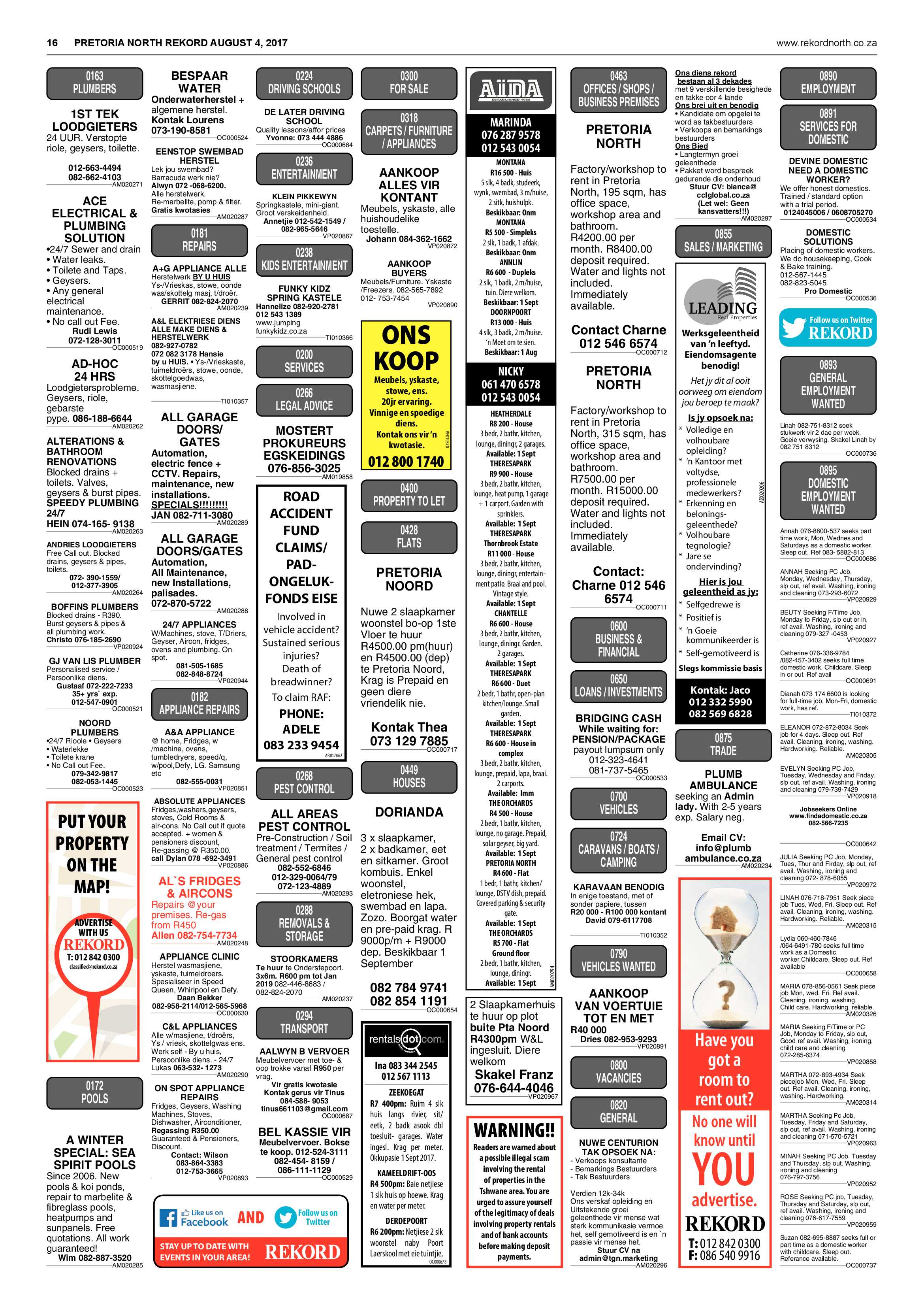 Rekord North 04 August 2017 page 16