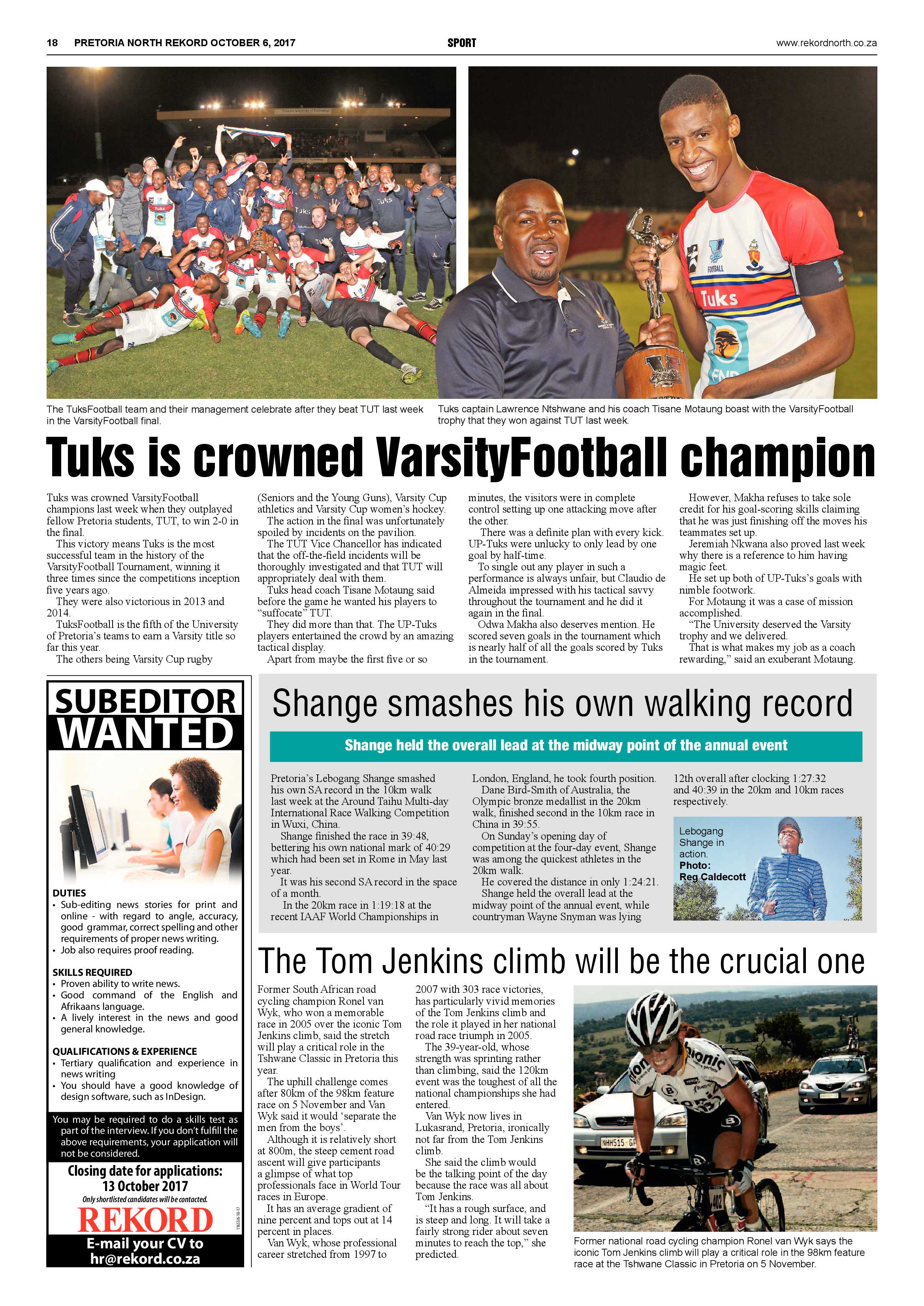 Rekord North 06 October 2017 page 18