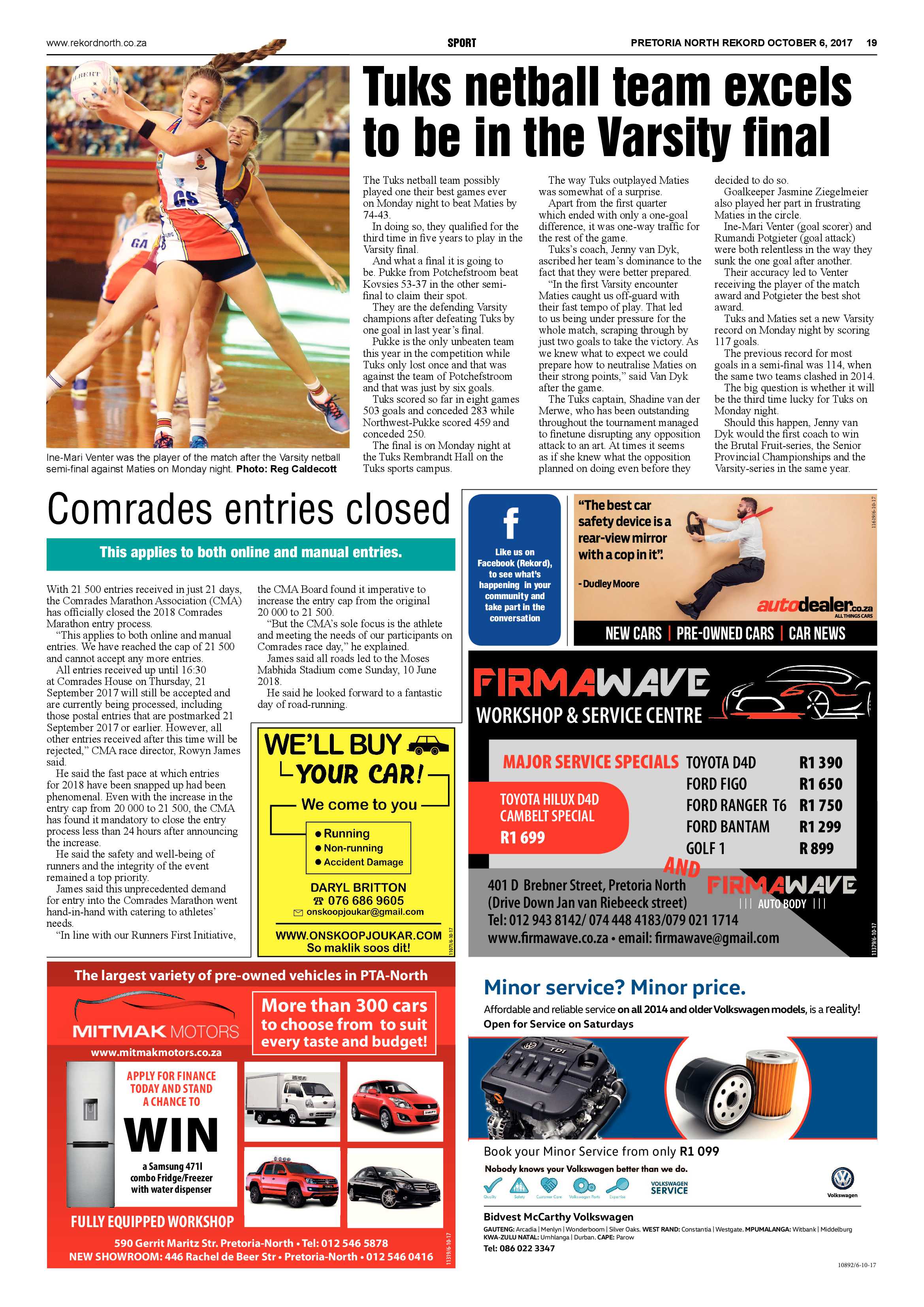 Rekord North 06 October 2017 page 19