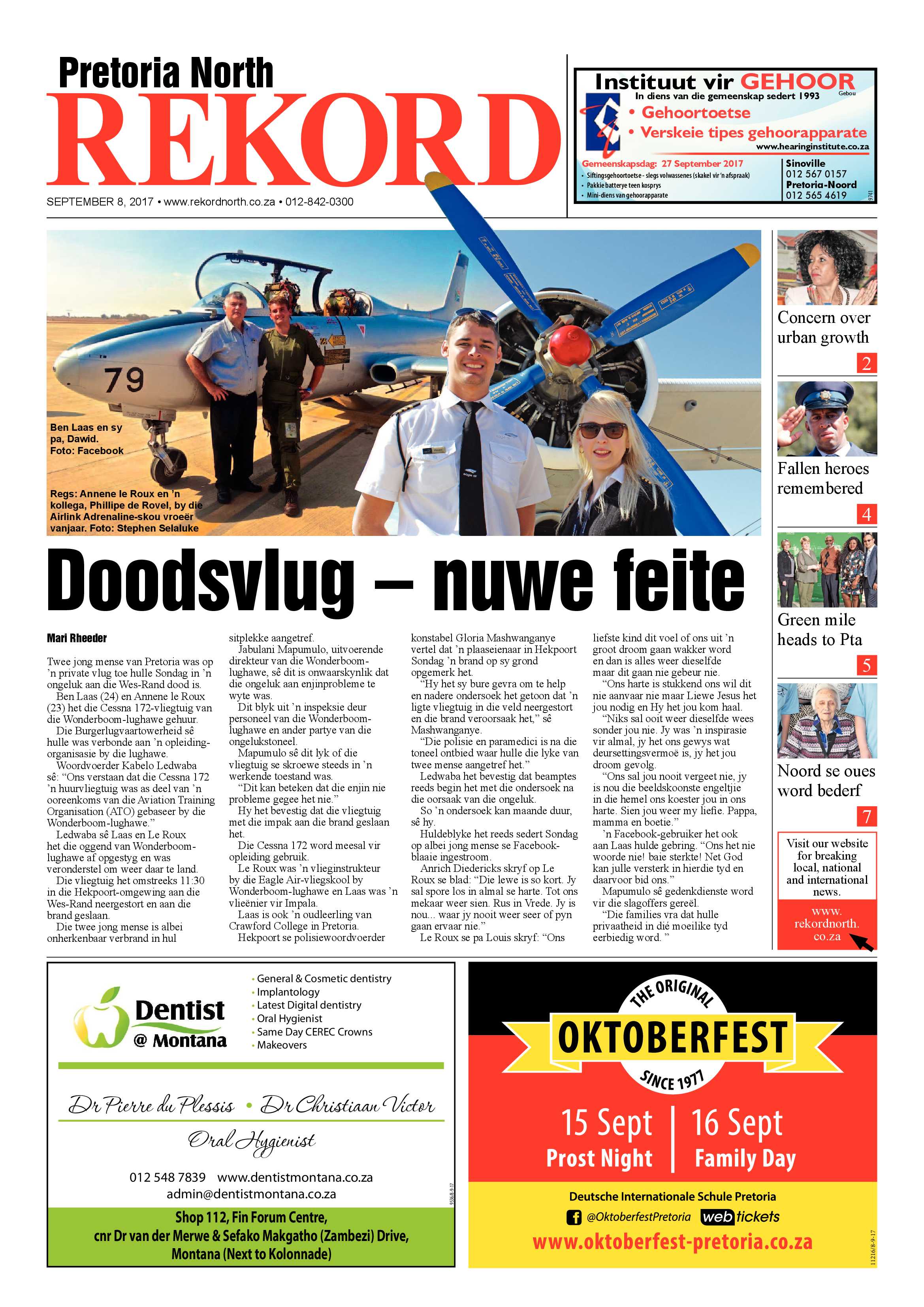 Rekord North 08 September 2017 page 1