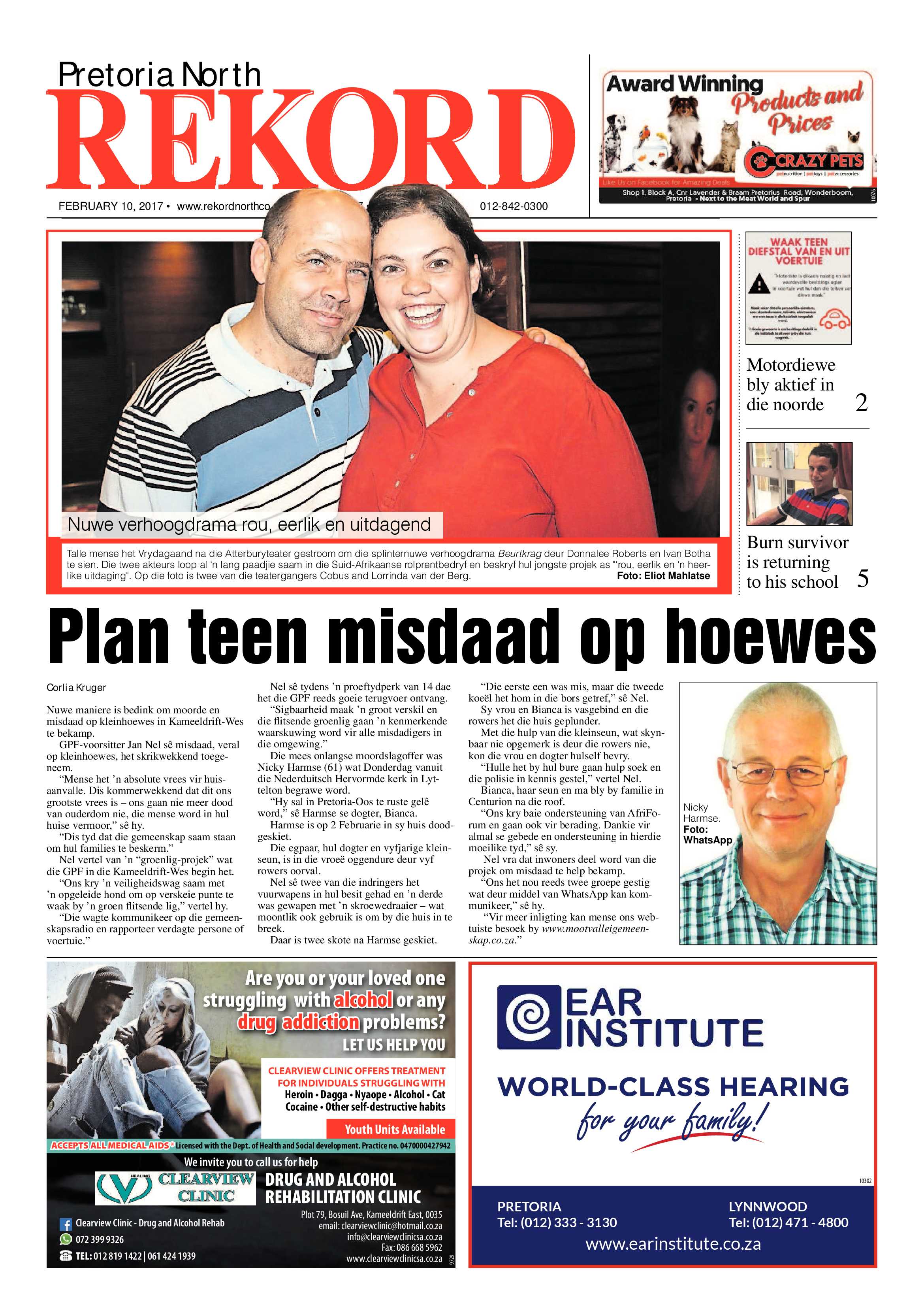Rekord North 10 February 2017 page 1