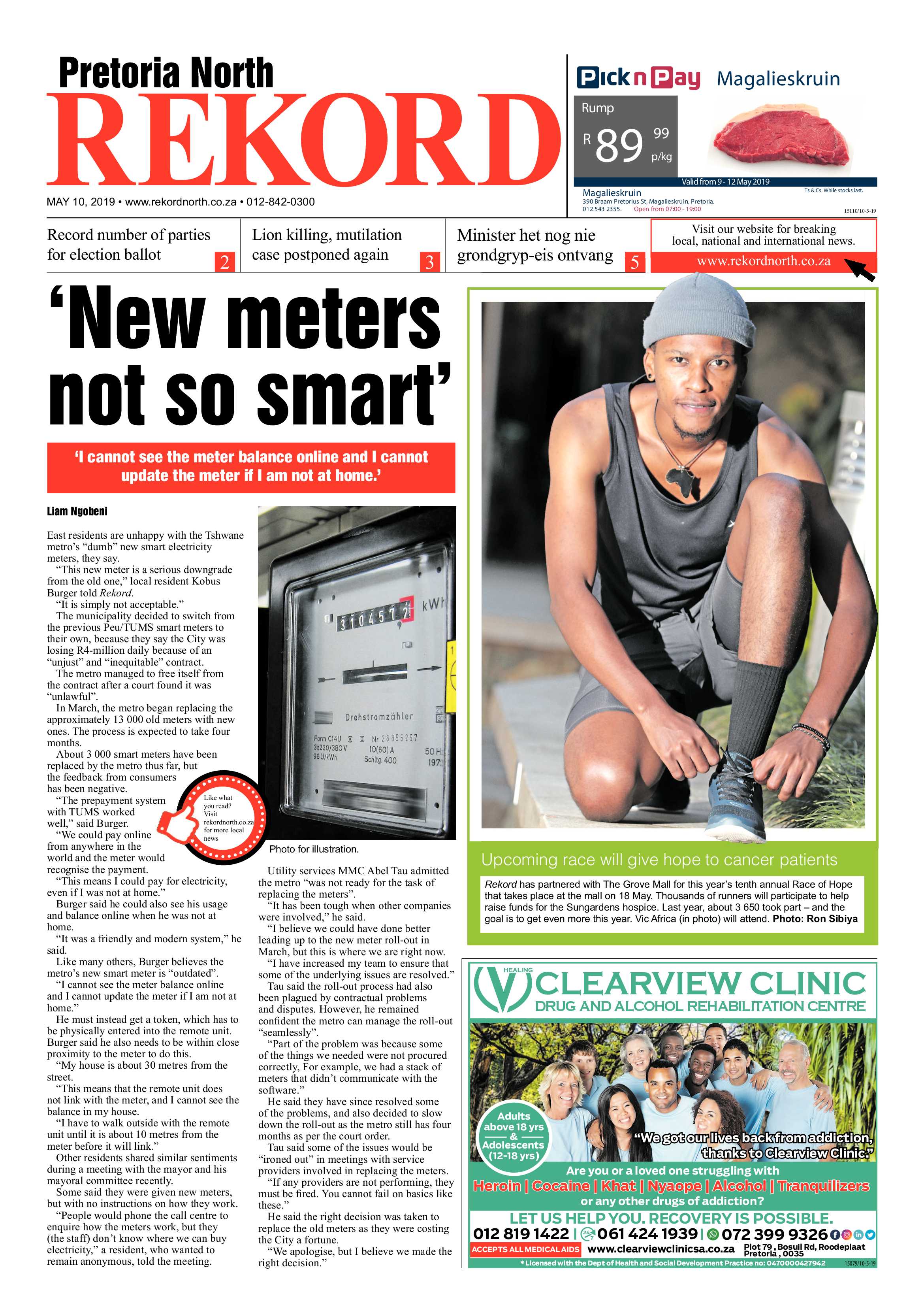 Rekord North 10 May 2019 page 1