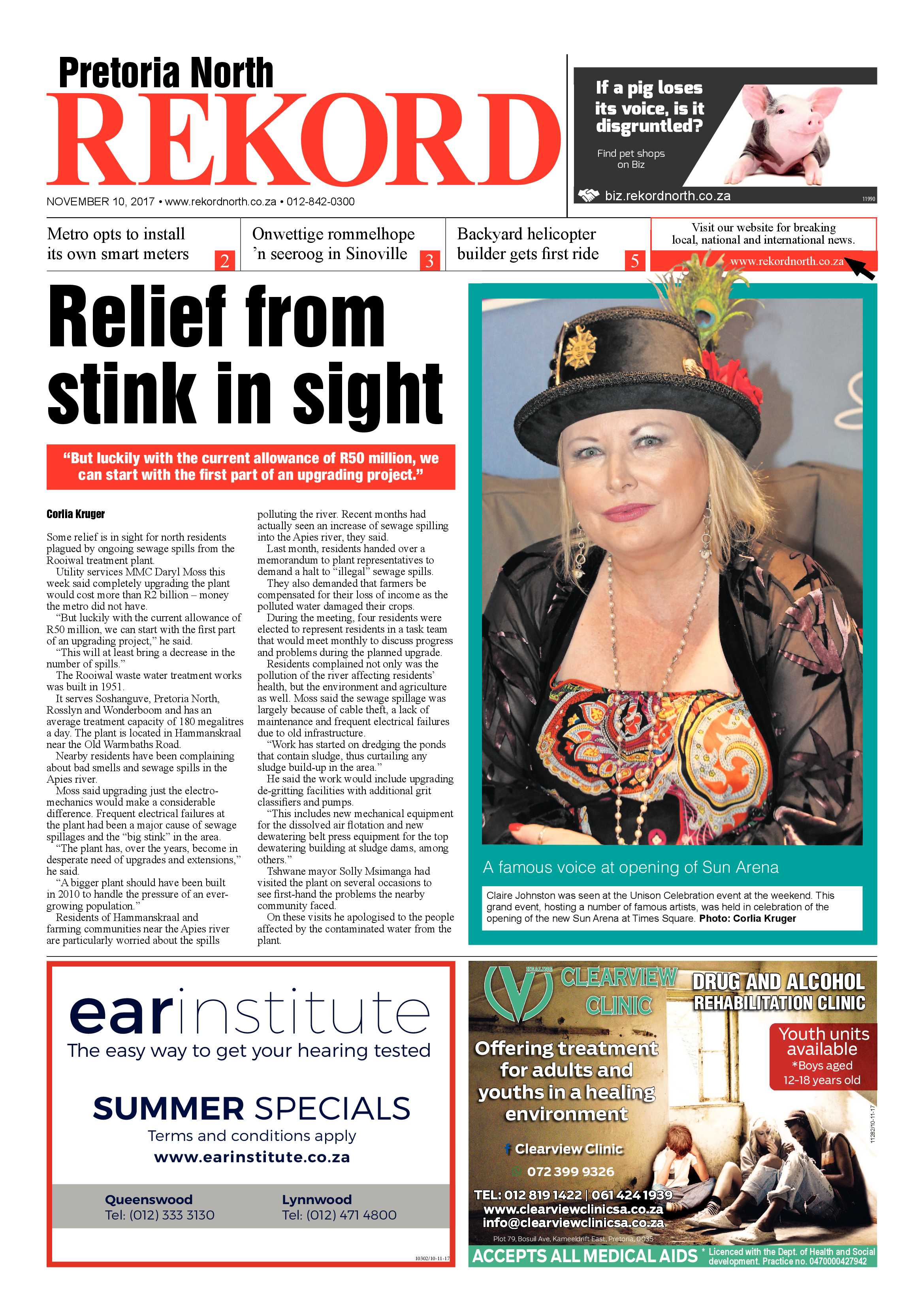 Rekord North 10 November 2017 page 1