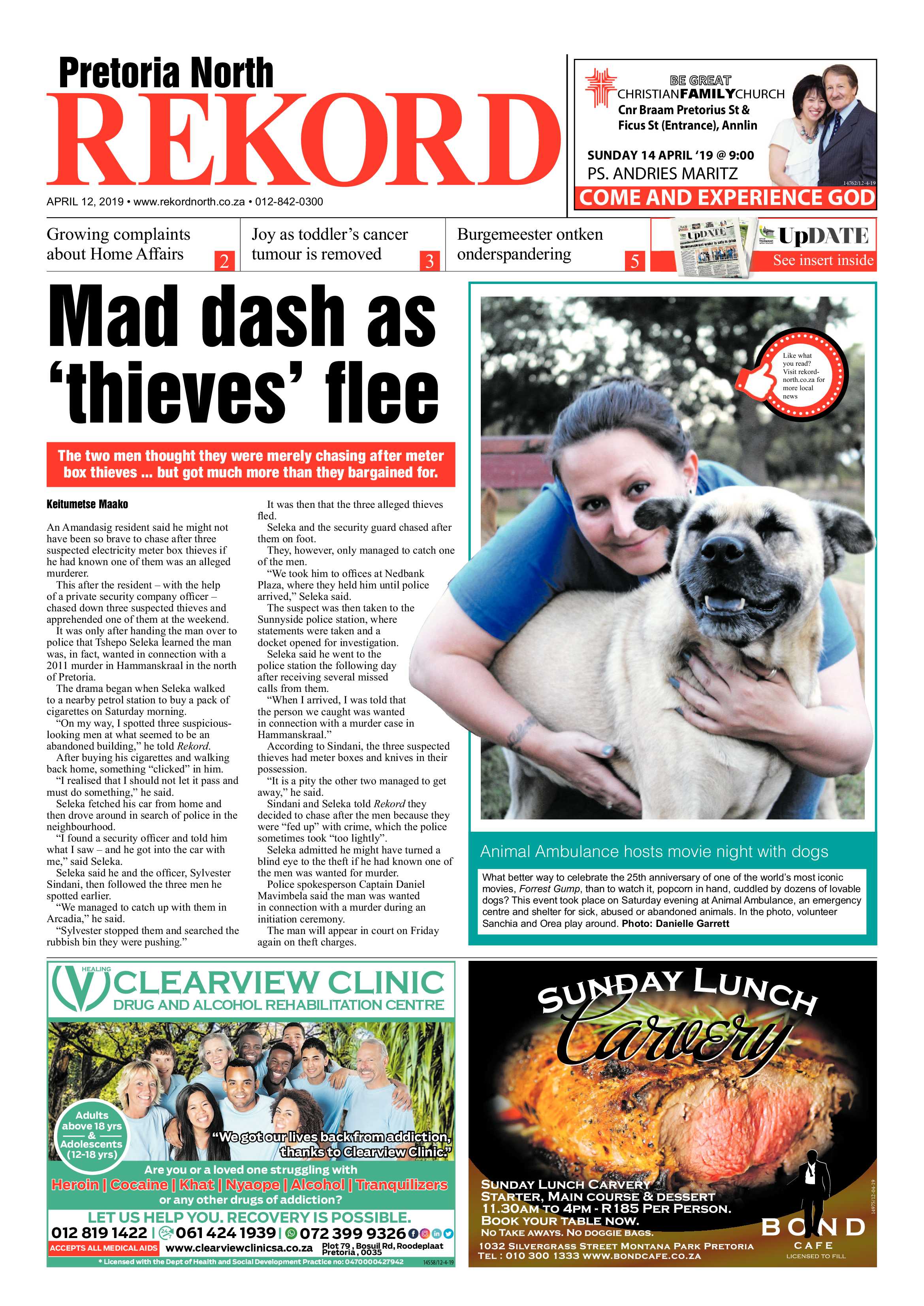 Rekord North 12 April 2019 page 1