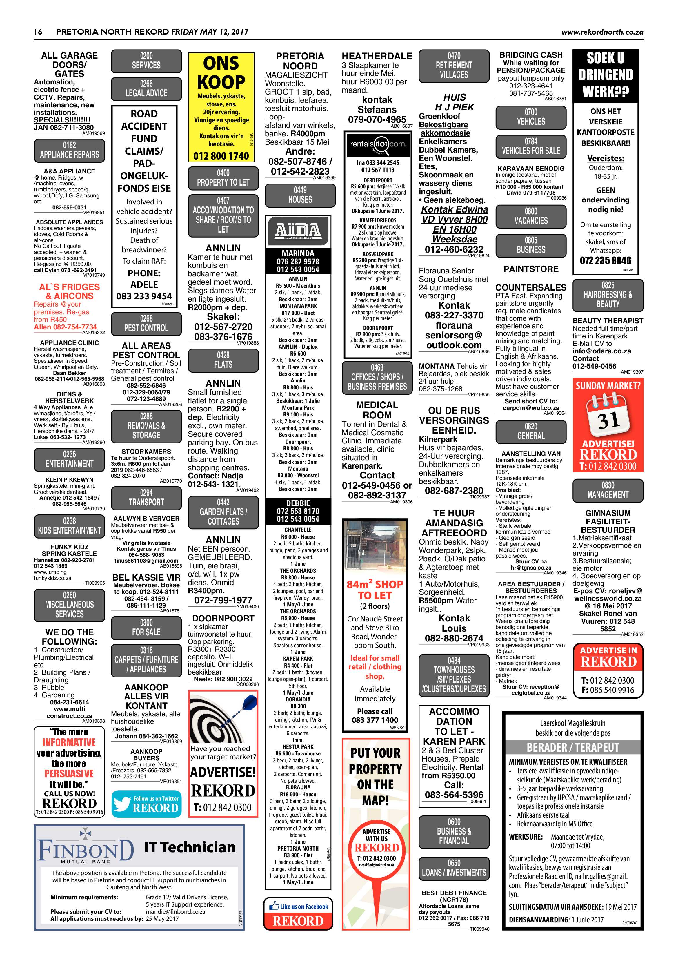 Rekord North 12 May 2017 page 16