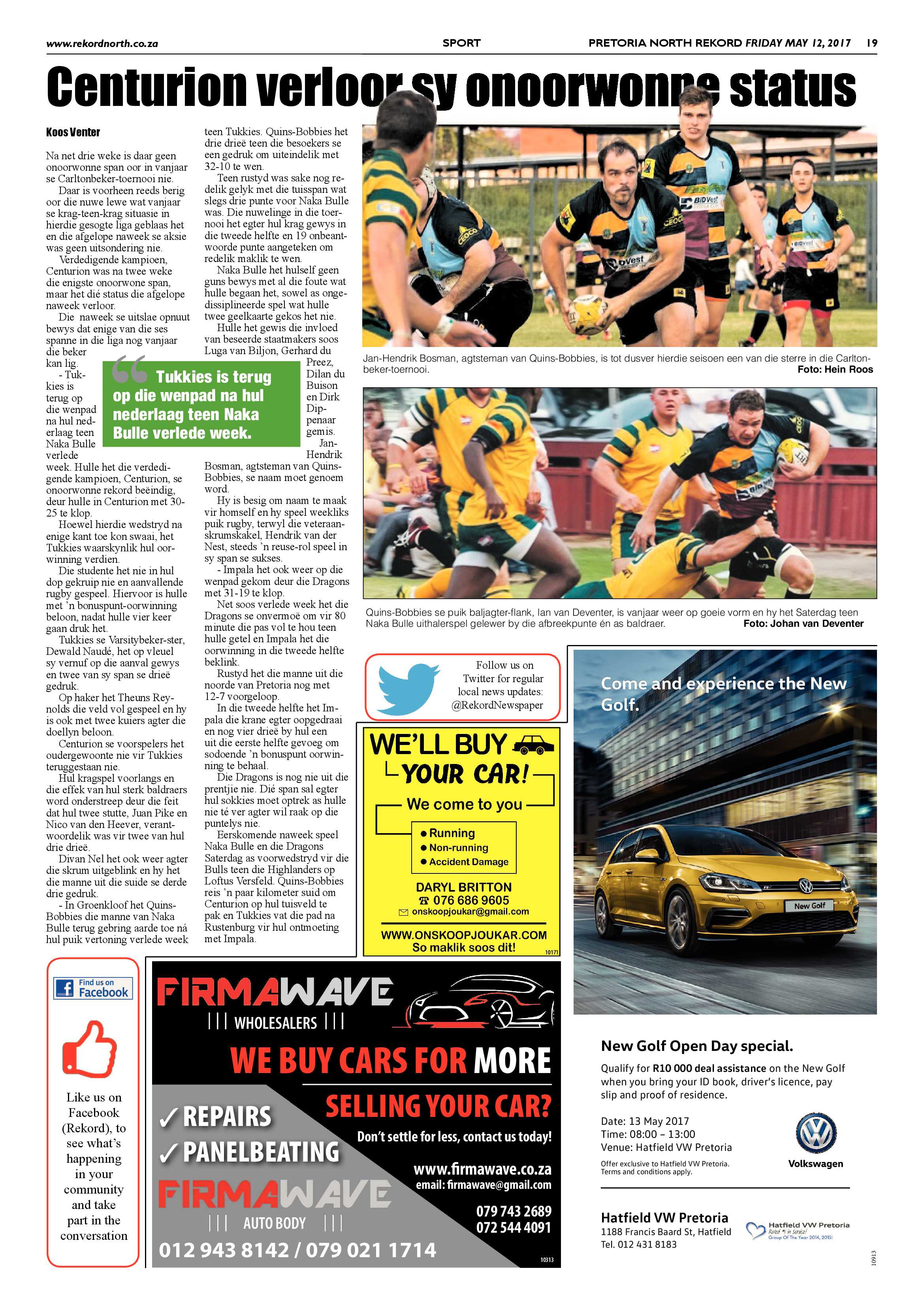 Rekord North 12 May 2017 page 19