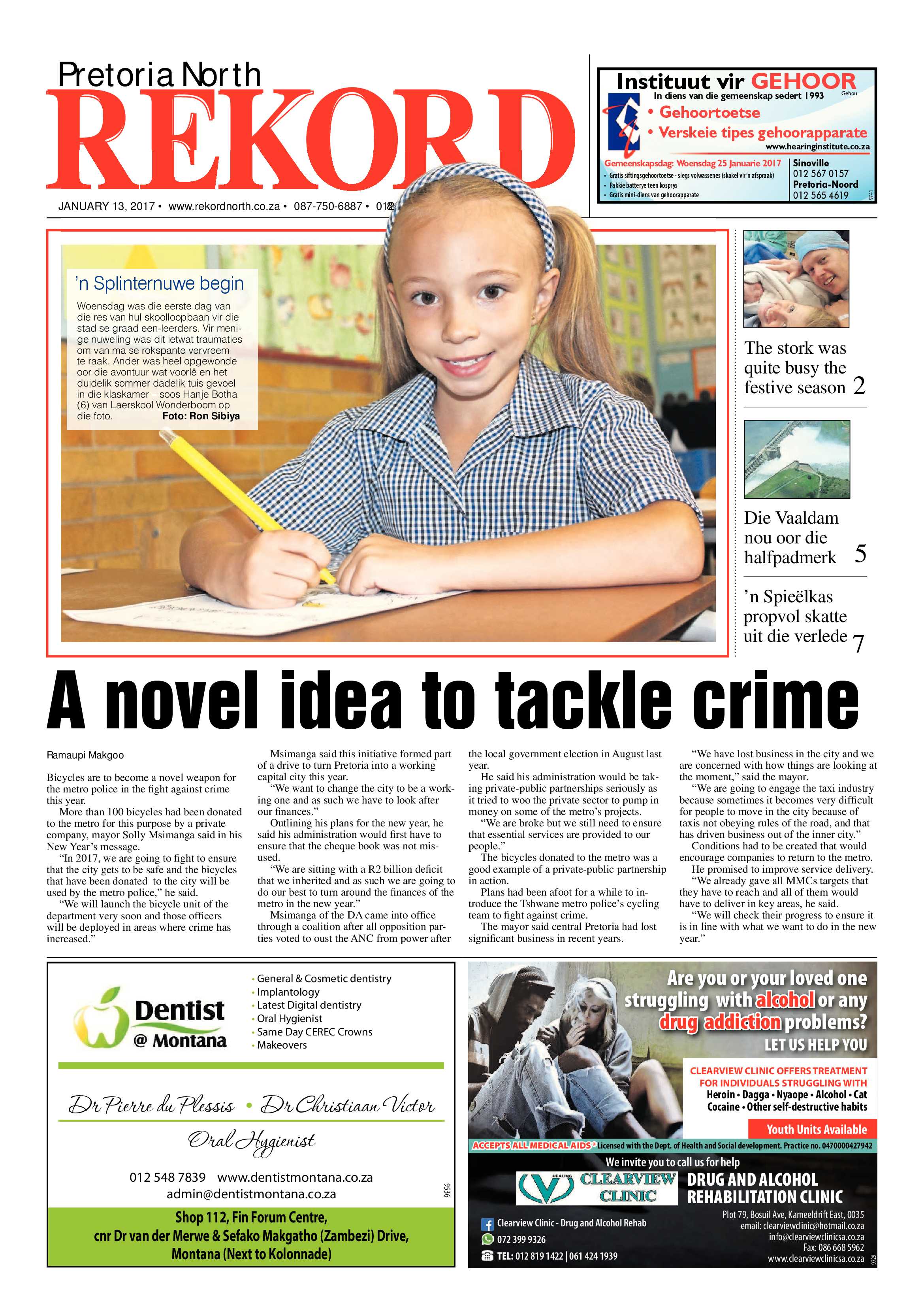 Rekord North 13 January 2017 page 1