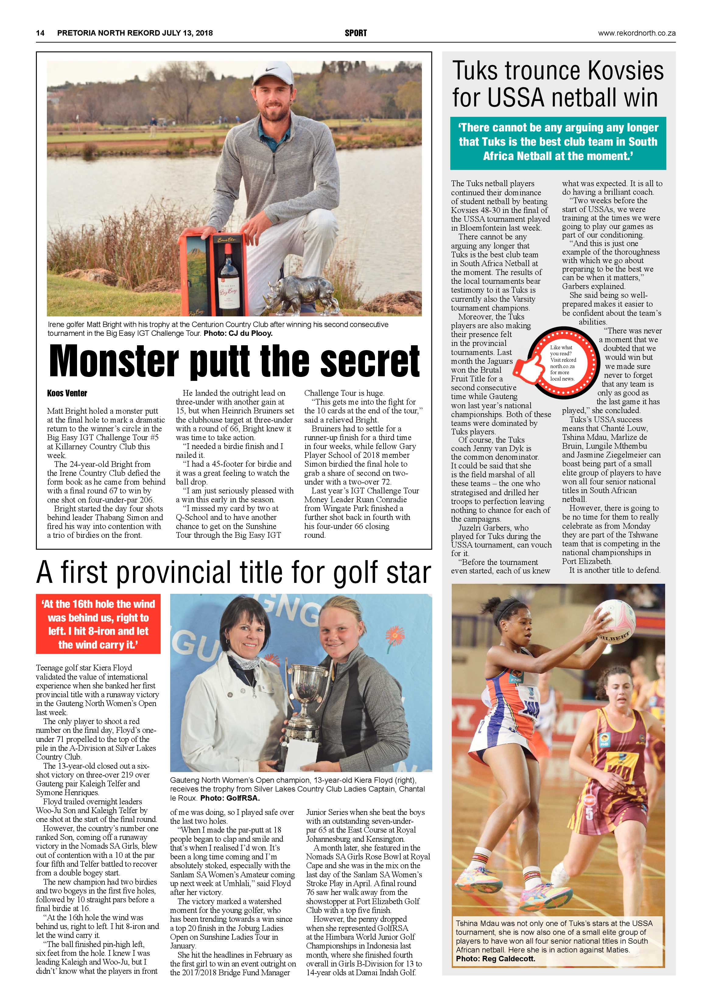 Rekord North 13 July 2018 page 14