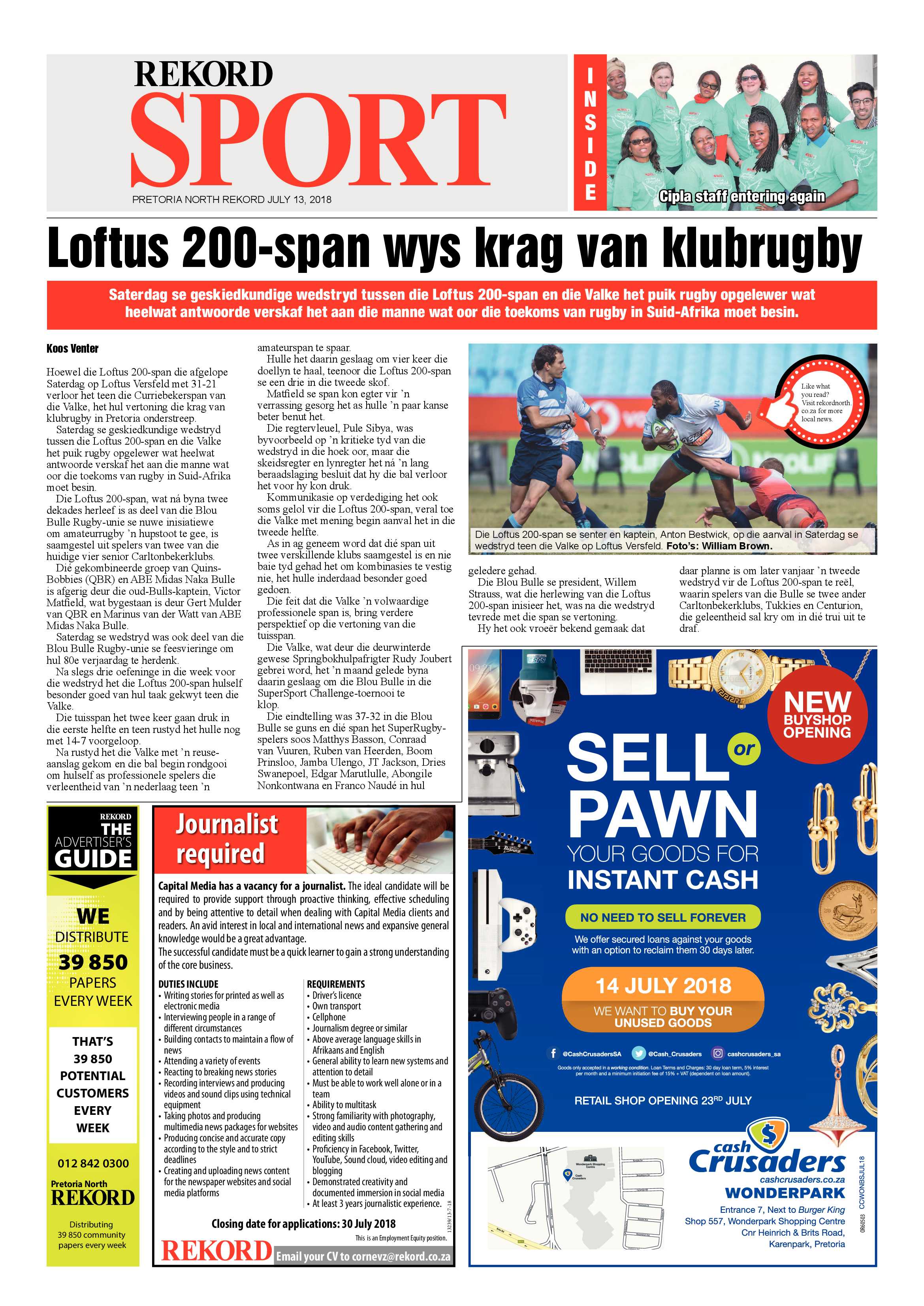 Rekord North 13 July 2018 page 16