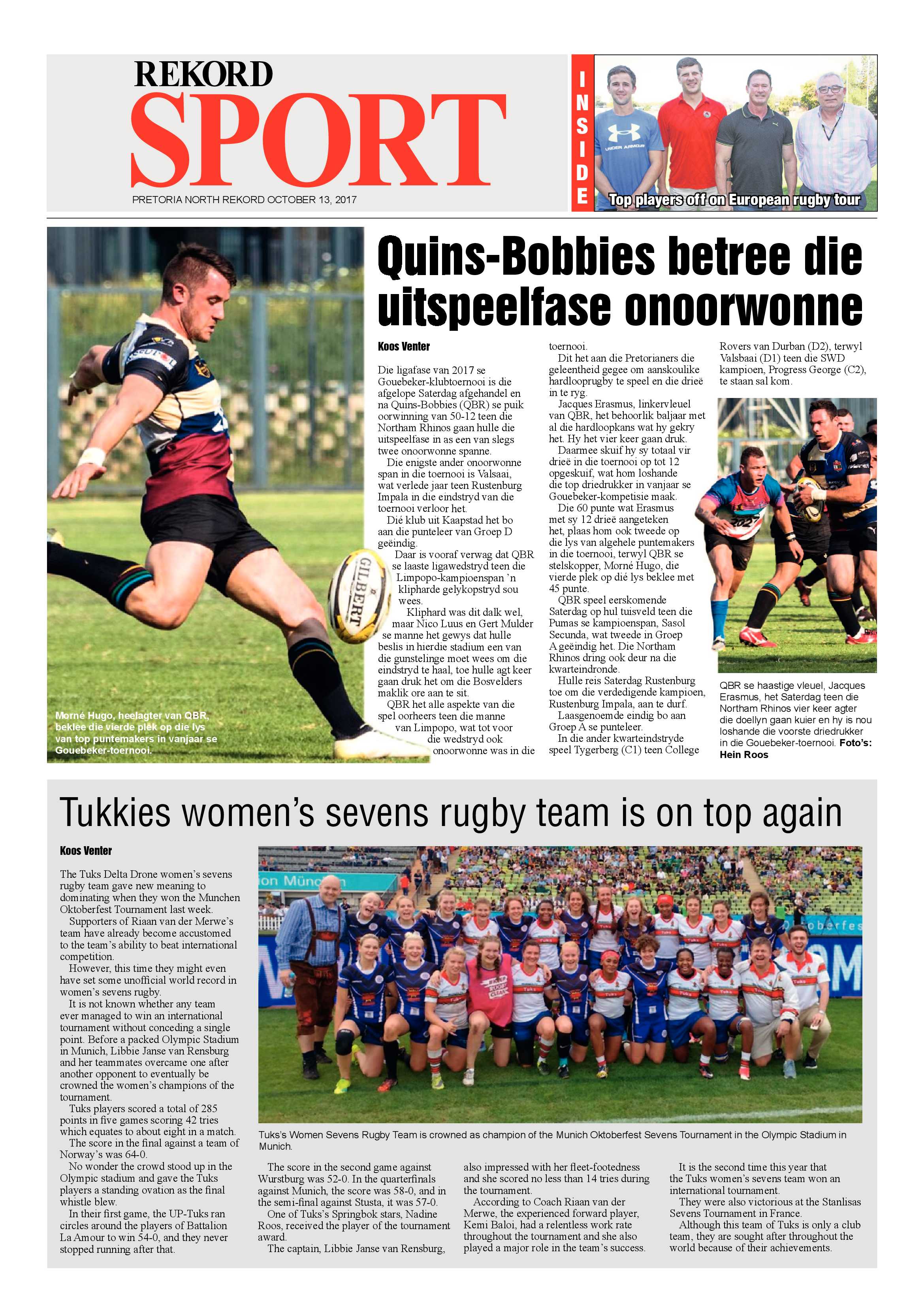 Rekord North 13 October 2017 page 20