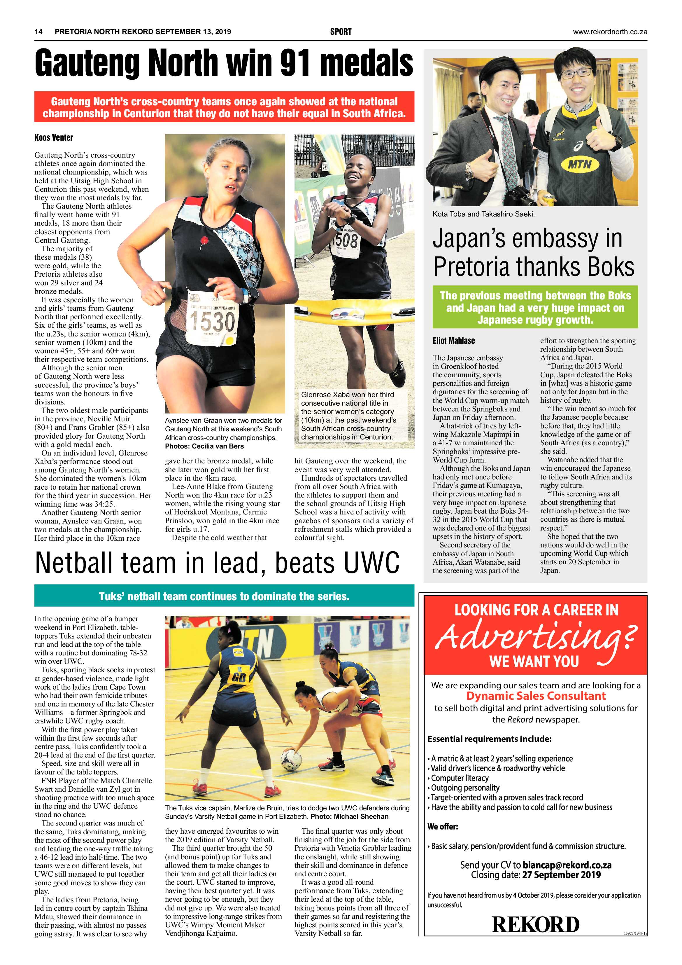 Rekord North 13 September 2019 page 14