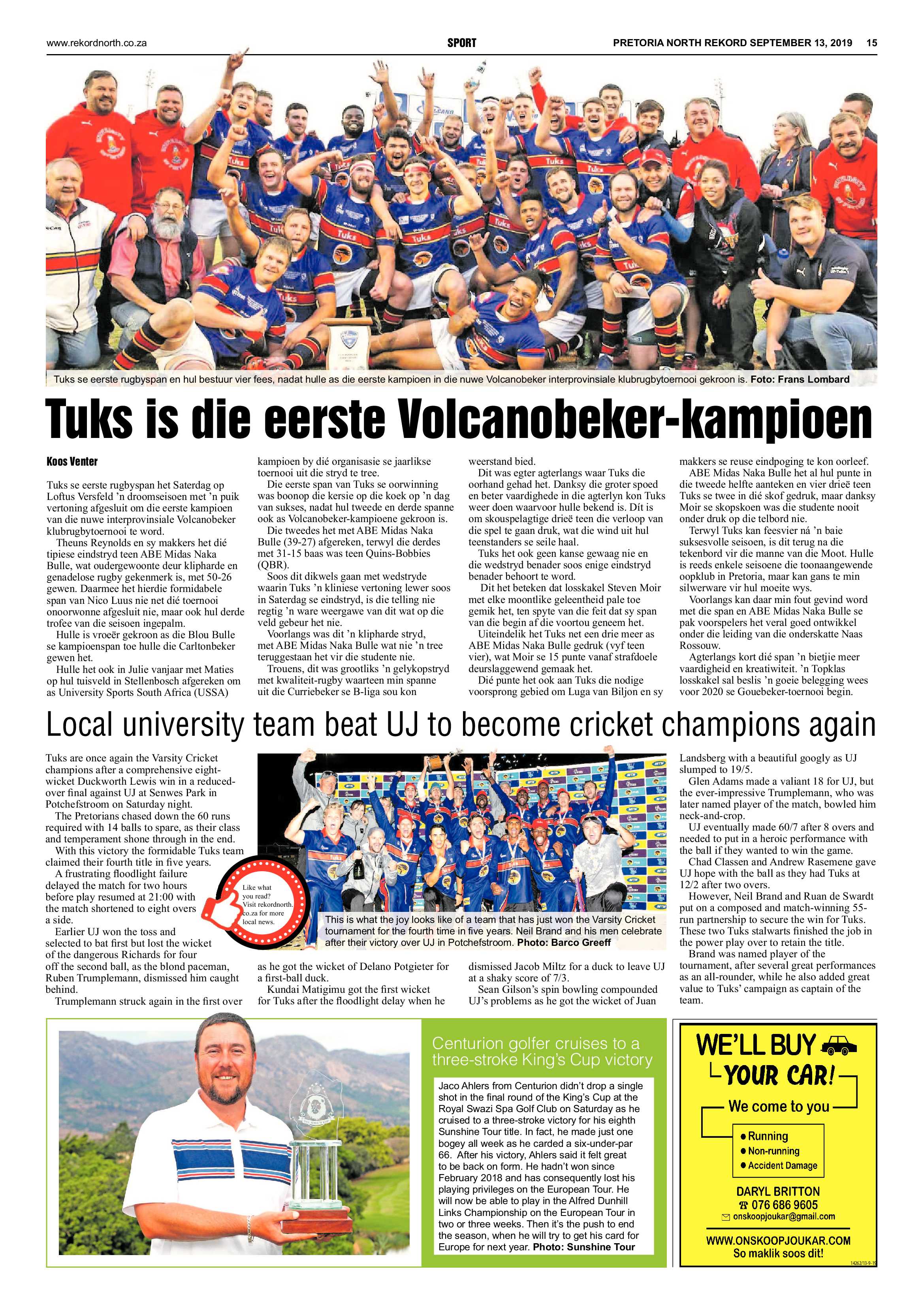 Rekord North 13 September 2019 page 15