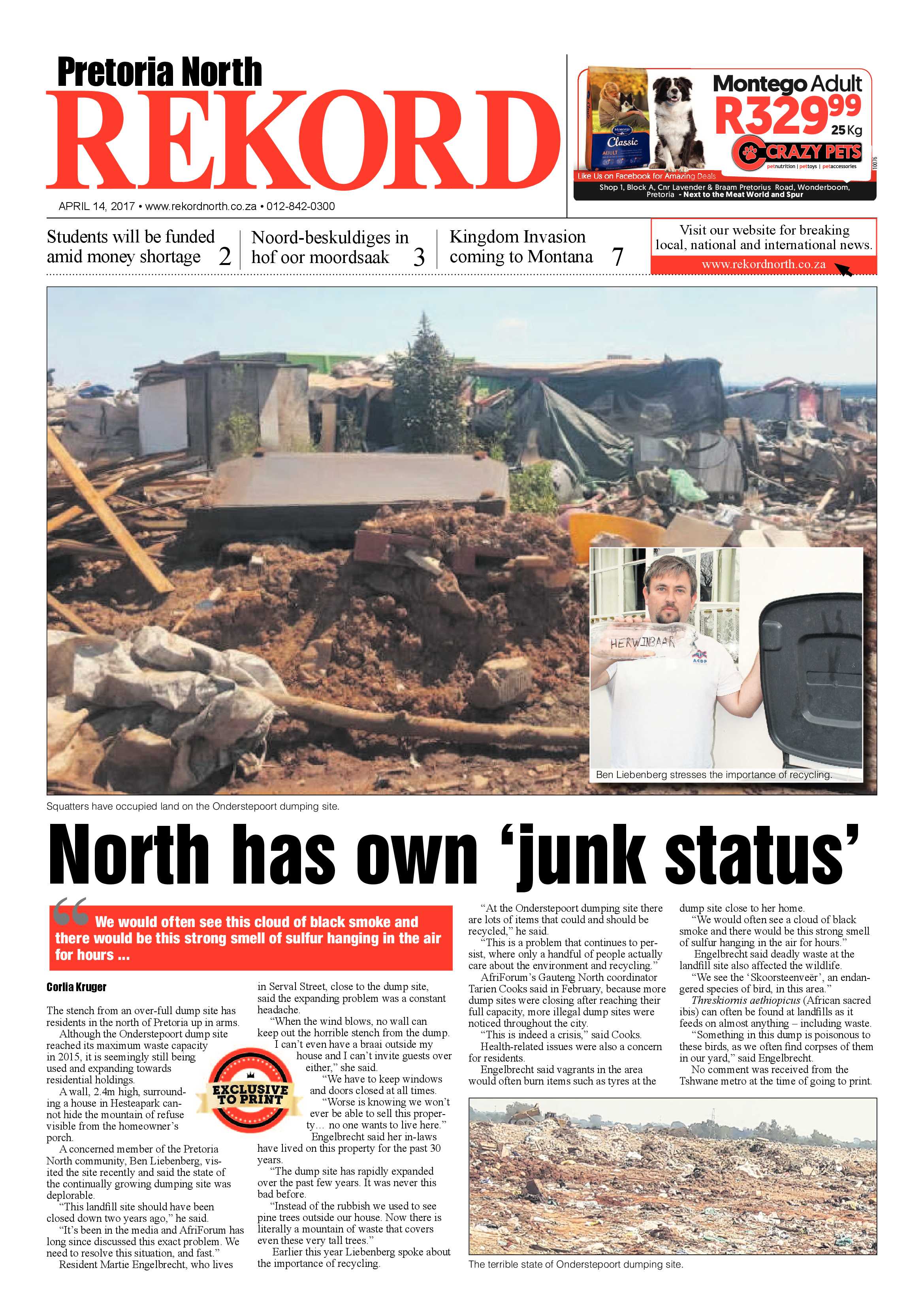 Rekord North 14 April 2017 page 1