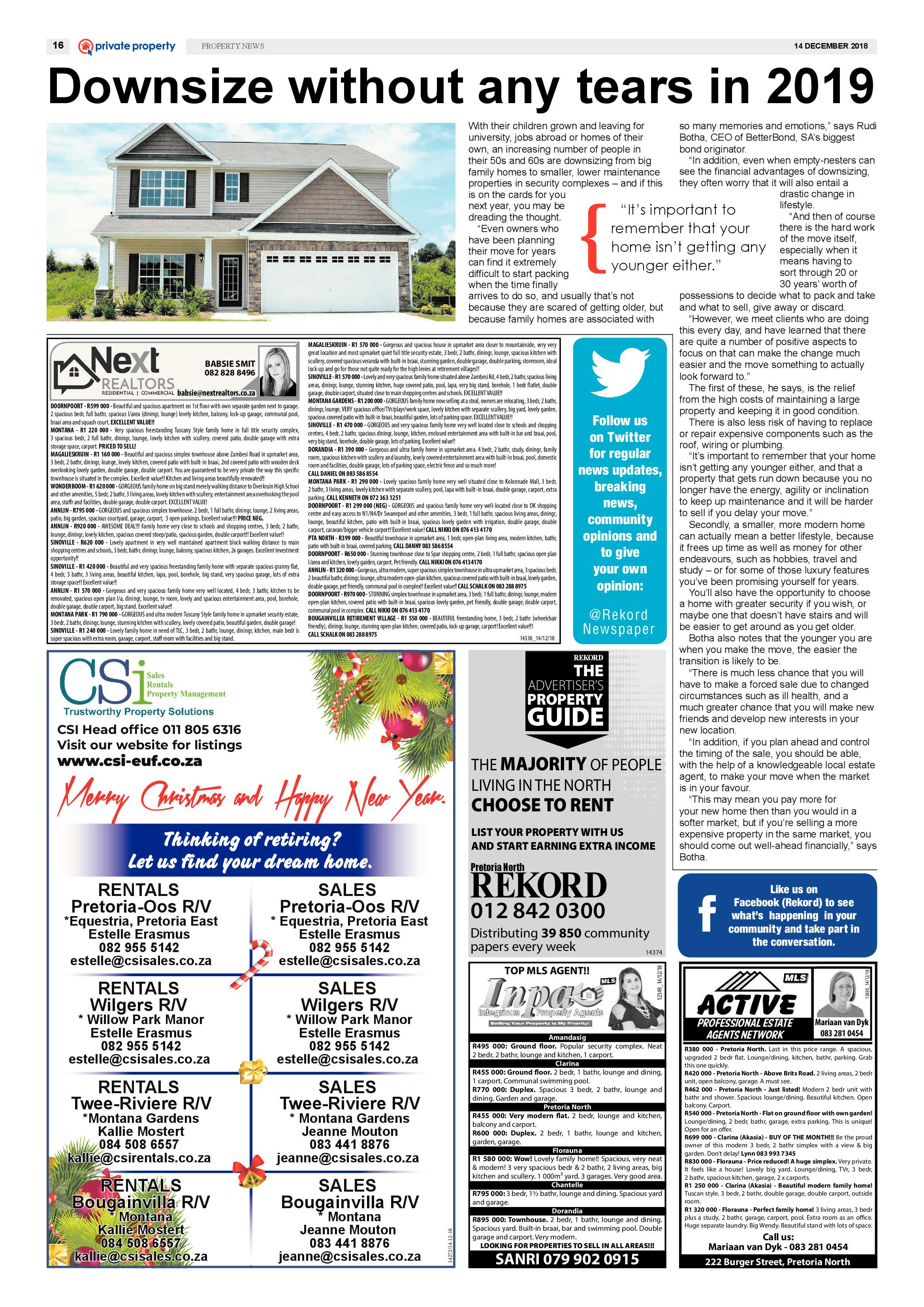 Rekord North 14 December 2018 page 16
