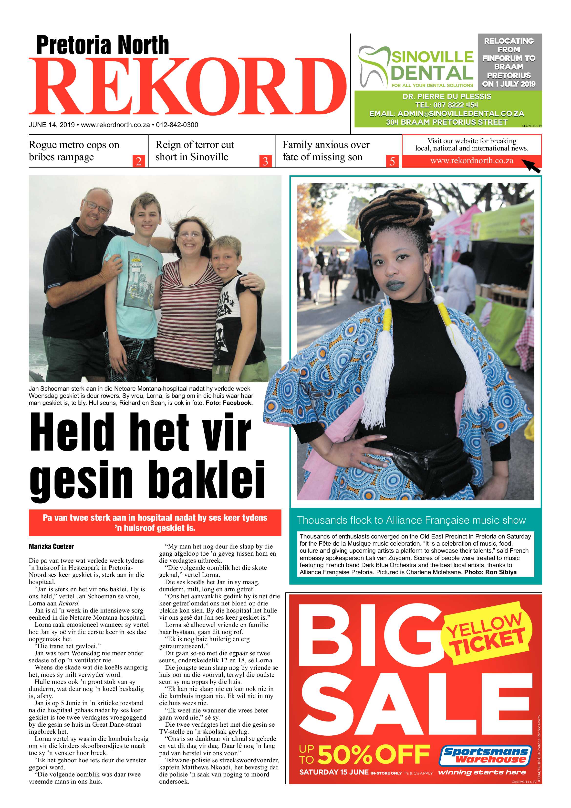 Rekord North 14 June 2019 page 1
