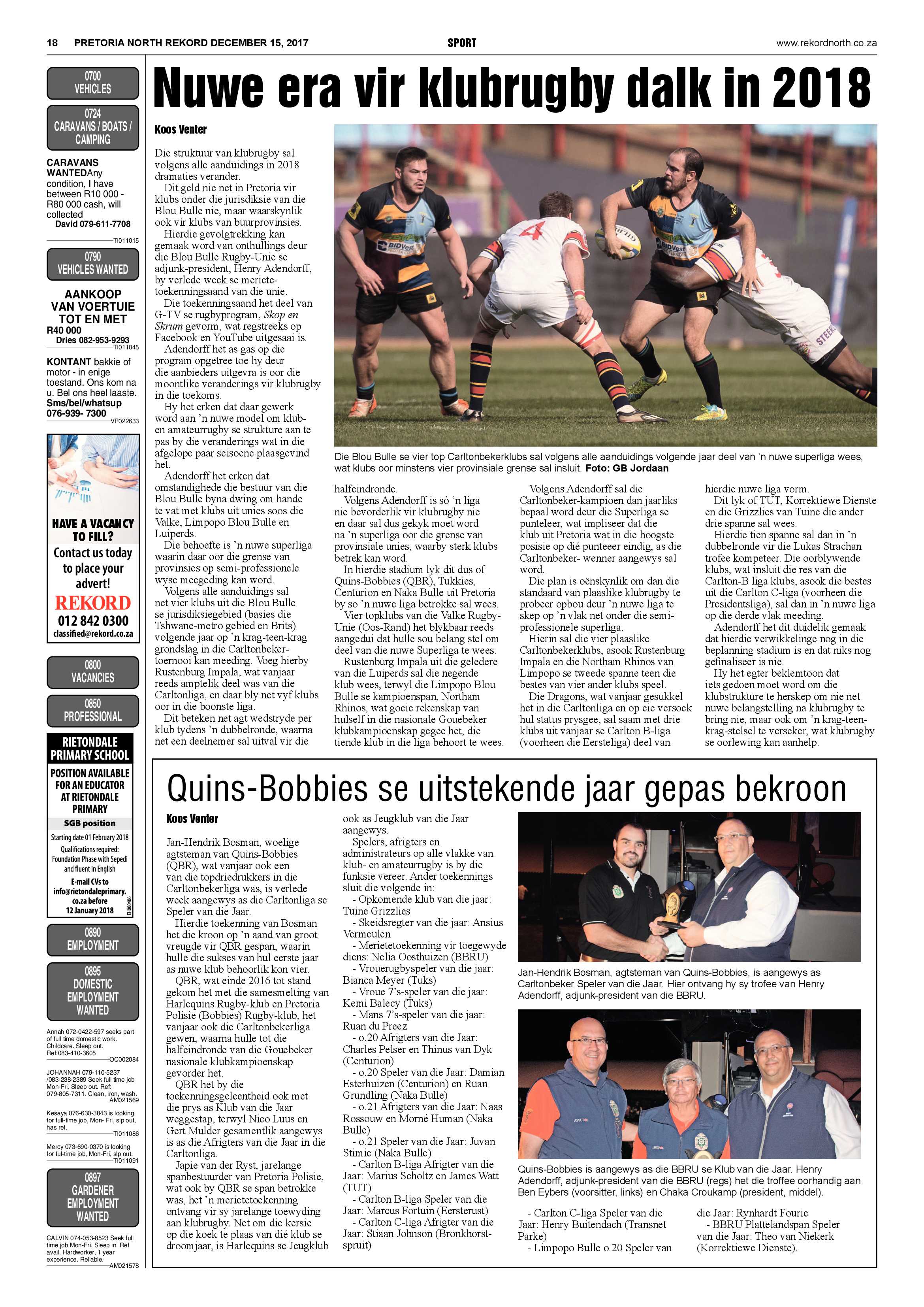 Rekord North 15 December 2017 page 18