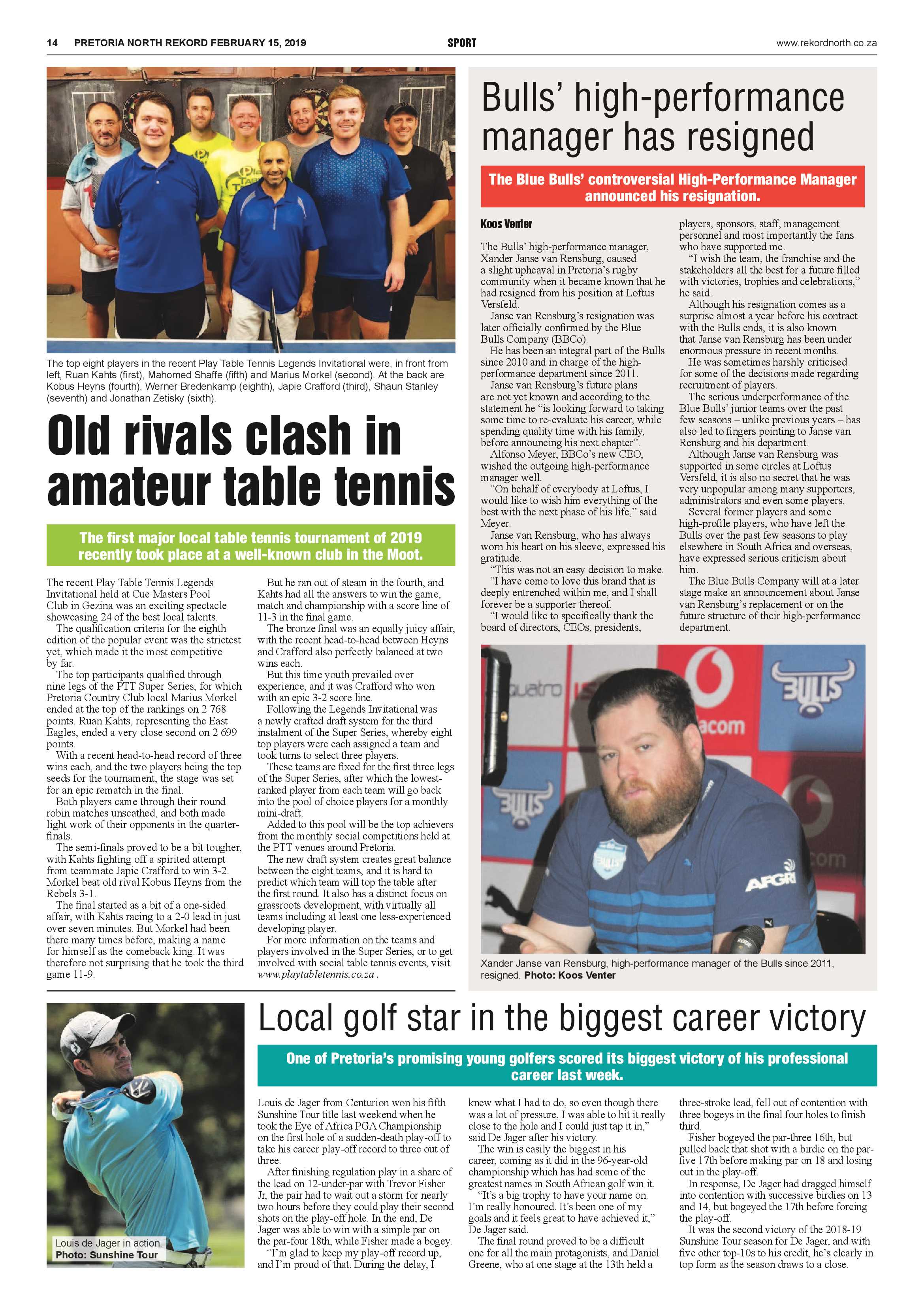 Rekord North 15 February 2019 page 14