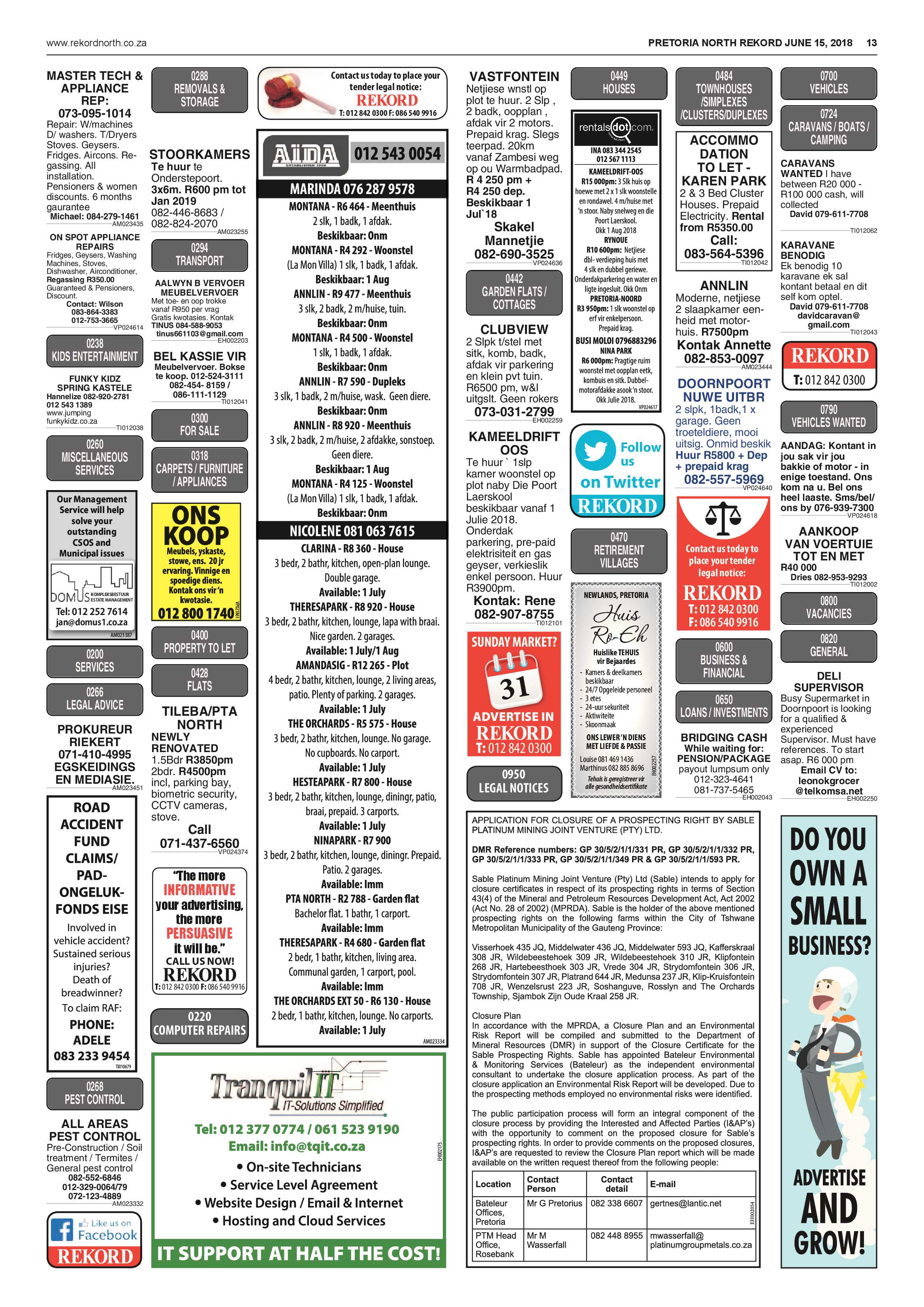 Rekord North 15 June 2018 page 13