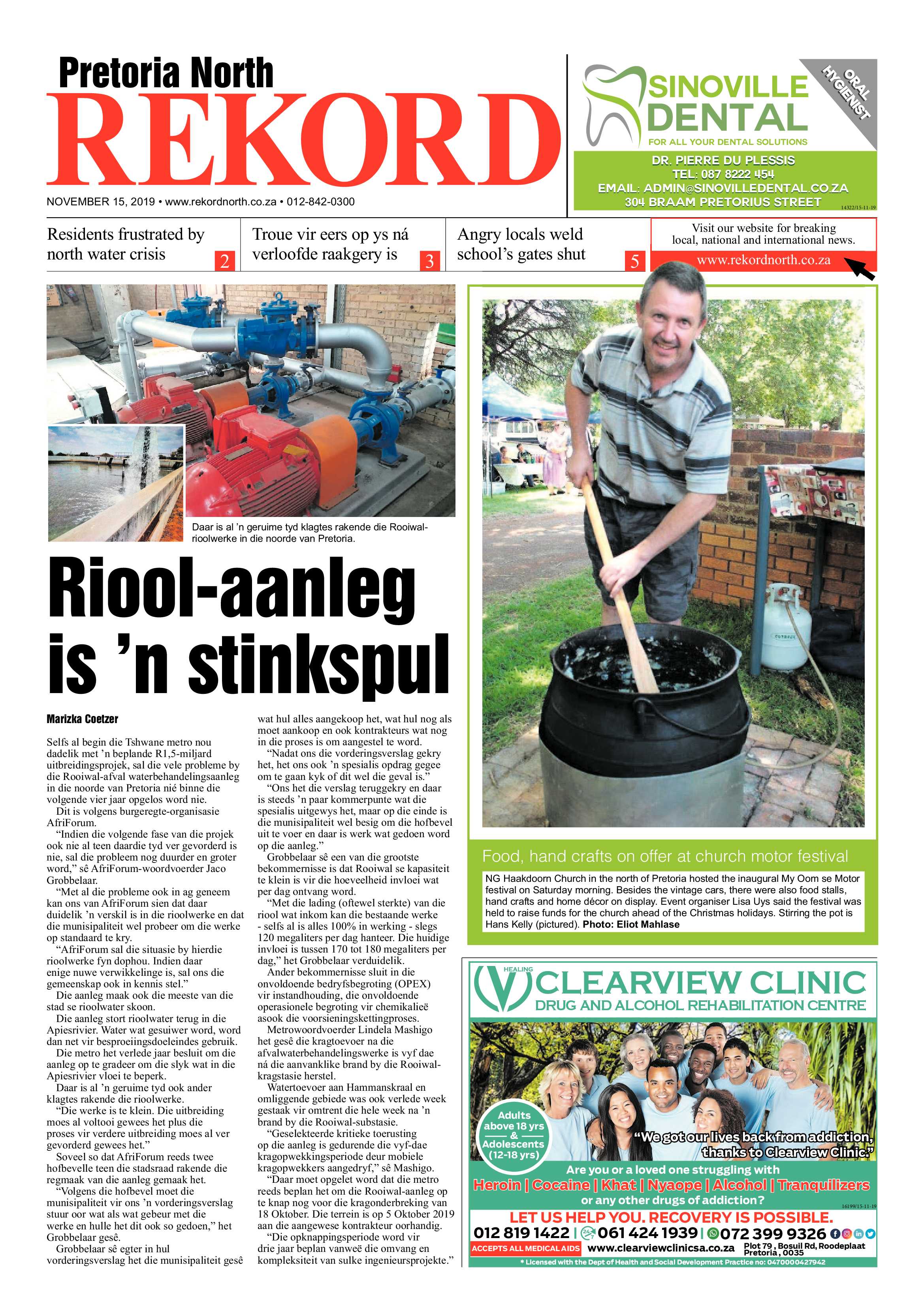Rekord North 15 November 2019 page 1