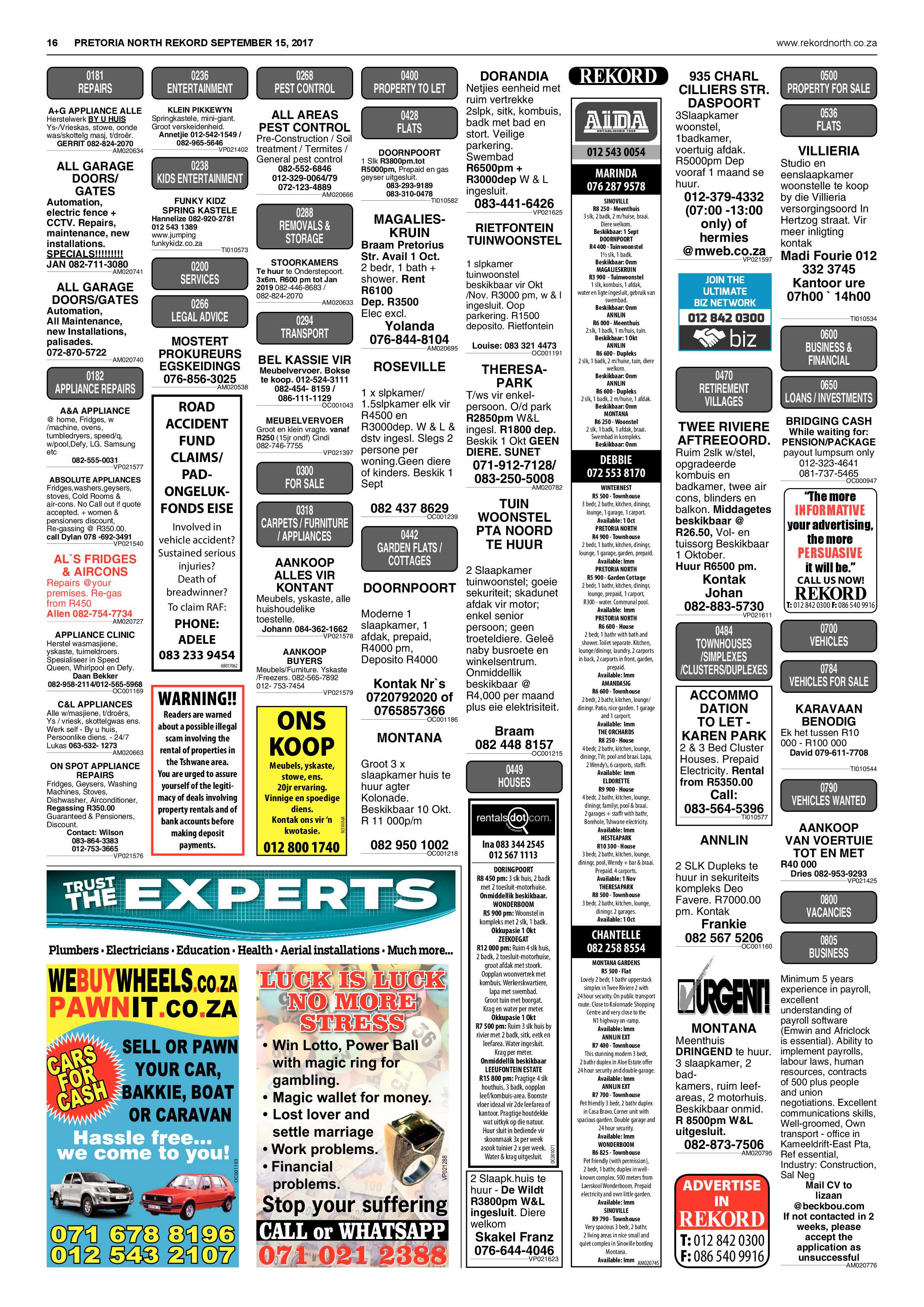 Rekord North 15 September 2017 page 16