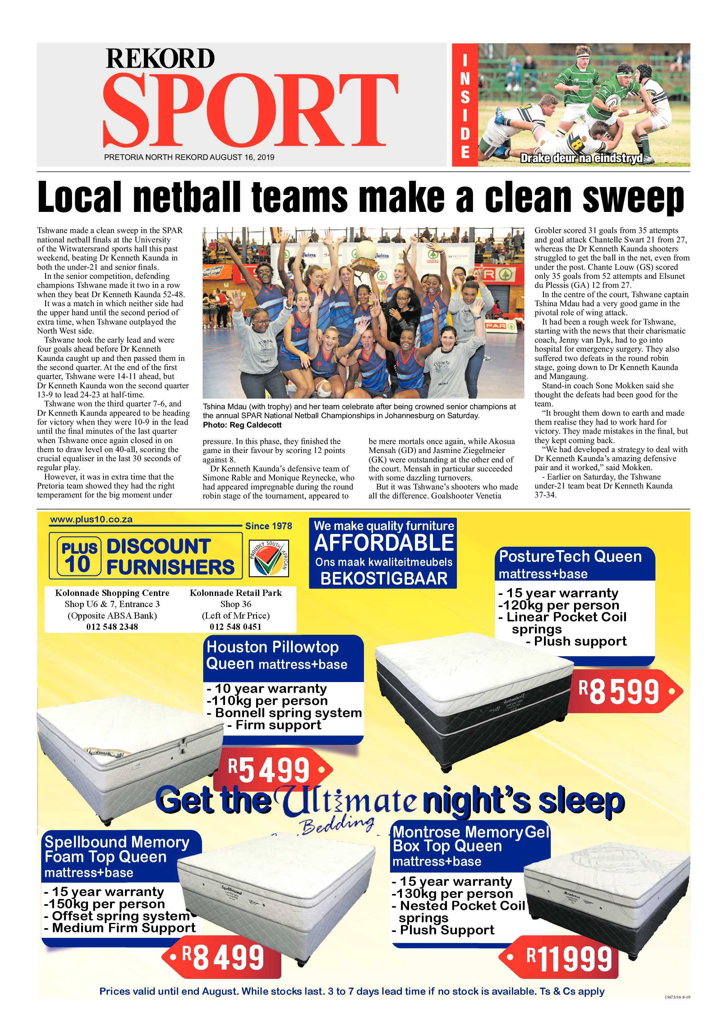 Rekord North 16 August 2019 page 16