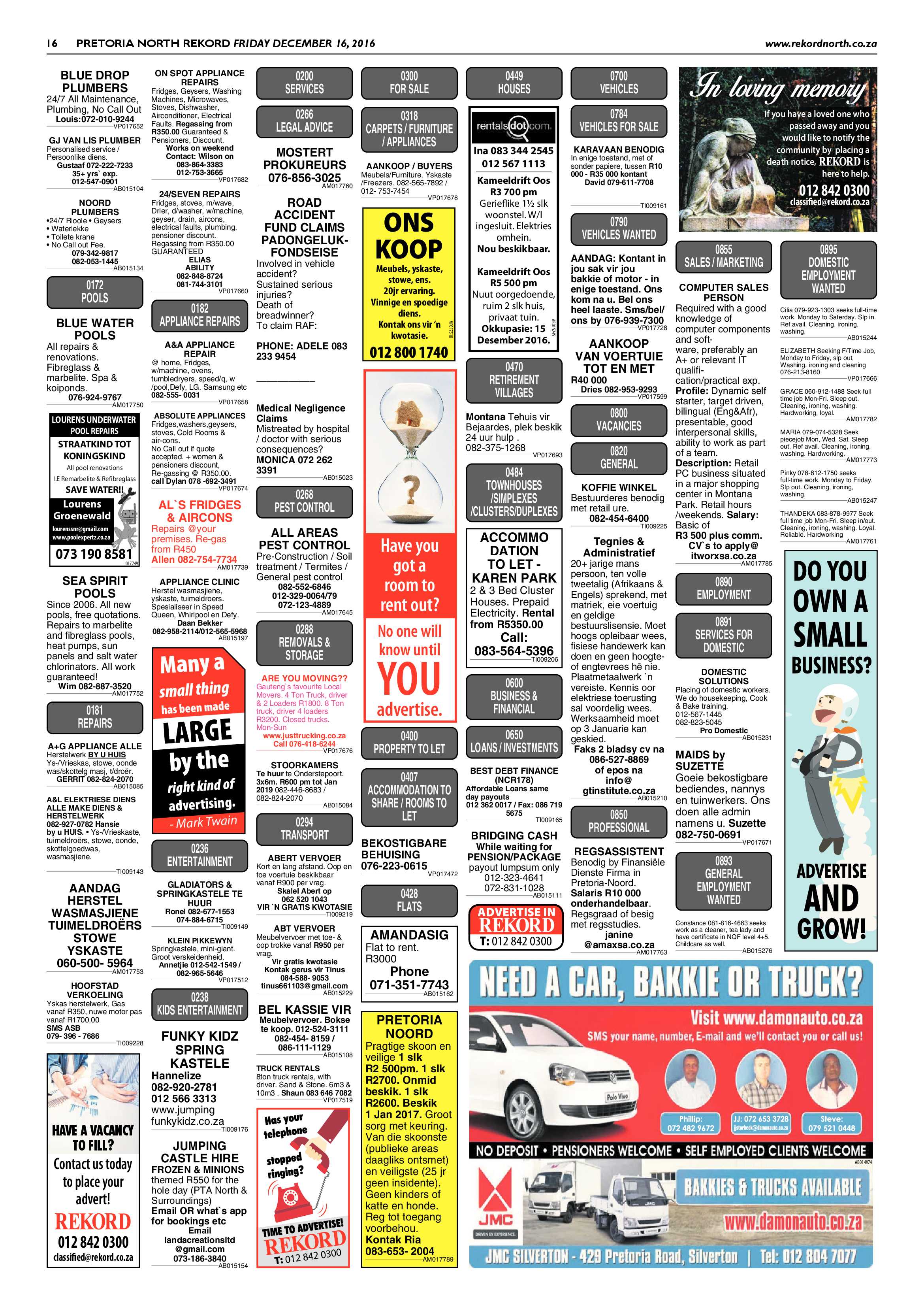 Rekord North 16 December 2016 page 16