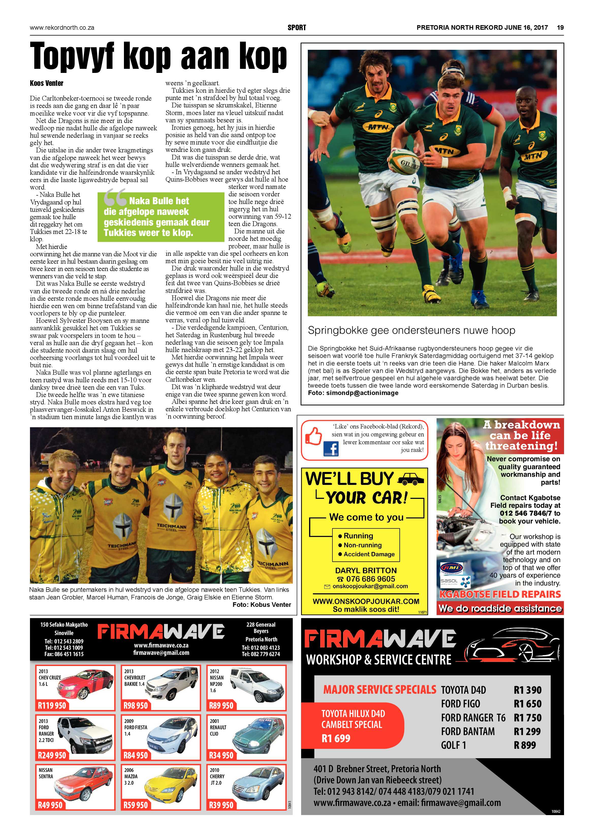 Rekord North 16 June 2017 page 19