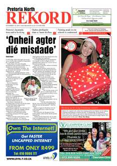 Rekord North 16 November 2018