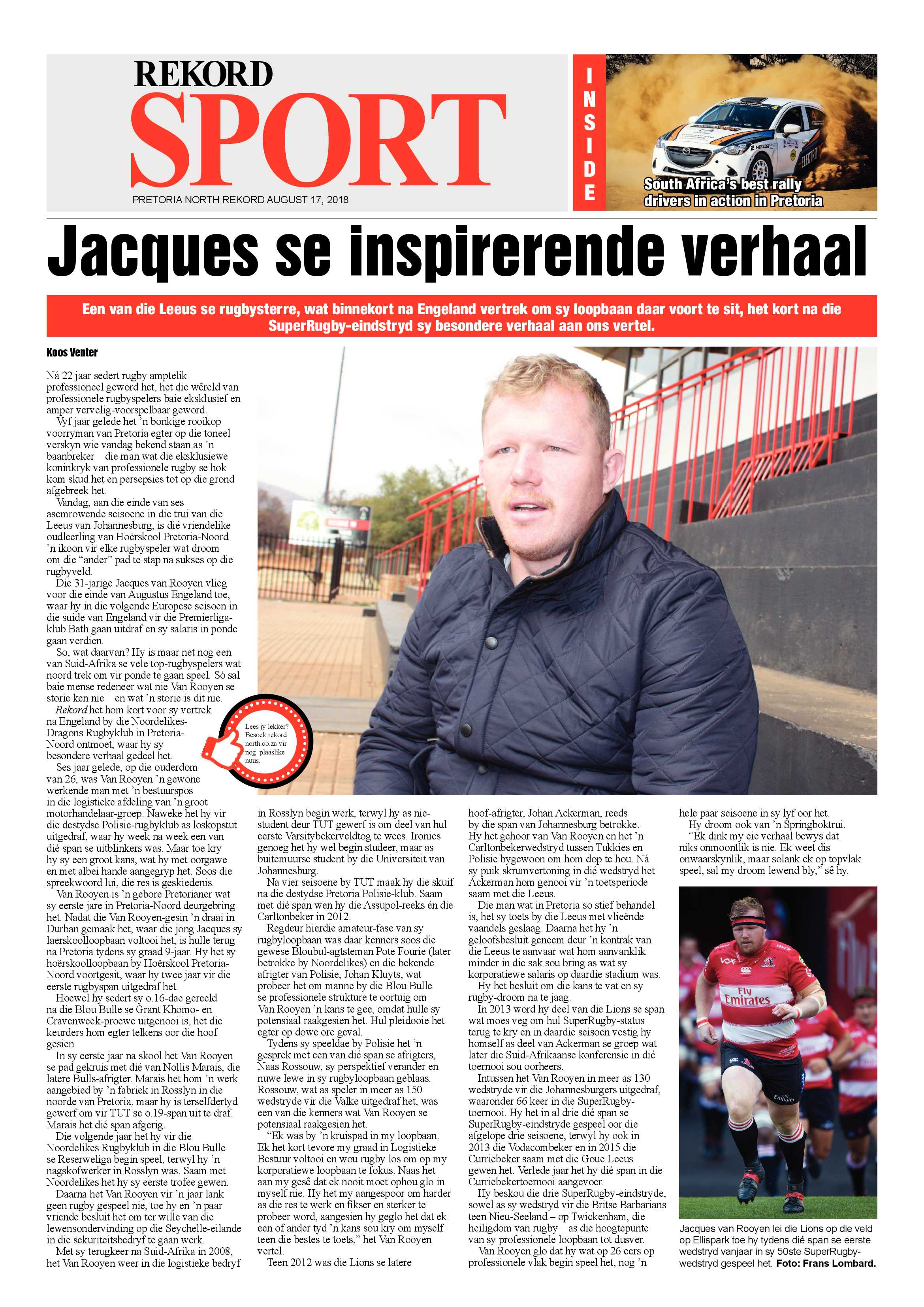Rekord North 17 August 2018 page 16