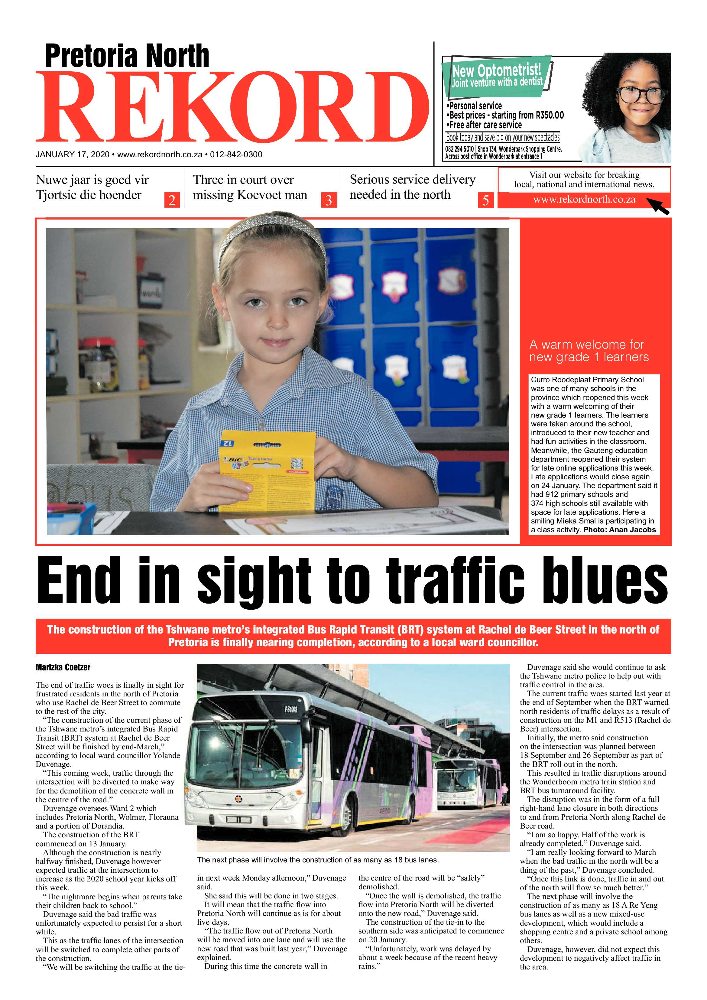 Rekord North 17 January 2020 page 1