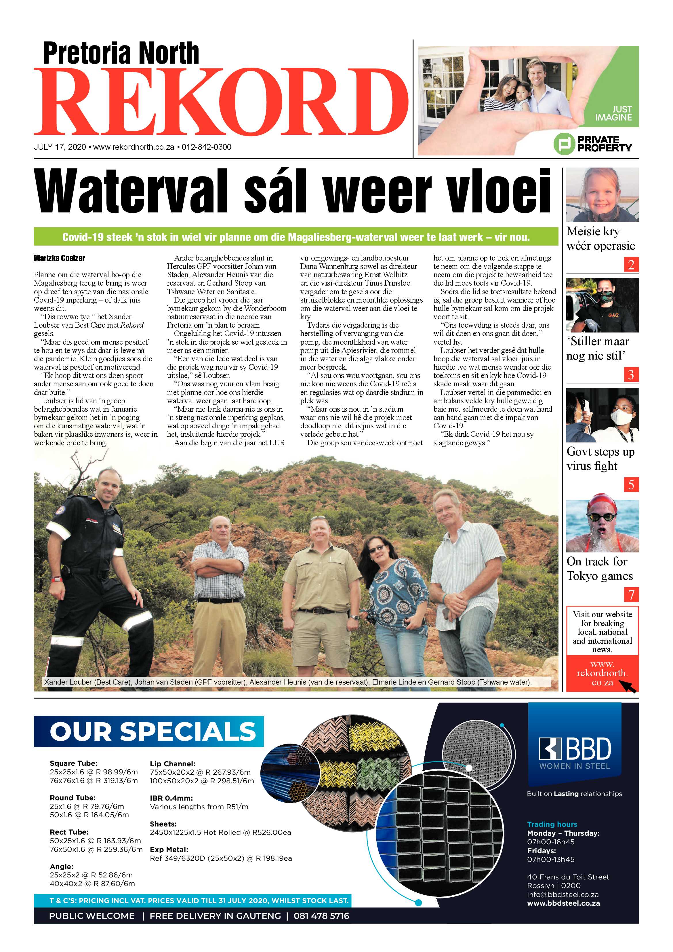Rekord North 17 July 2020 page 1