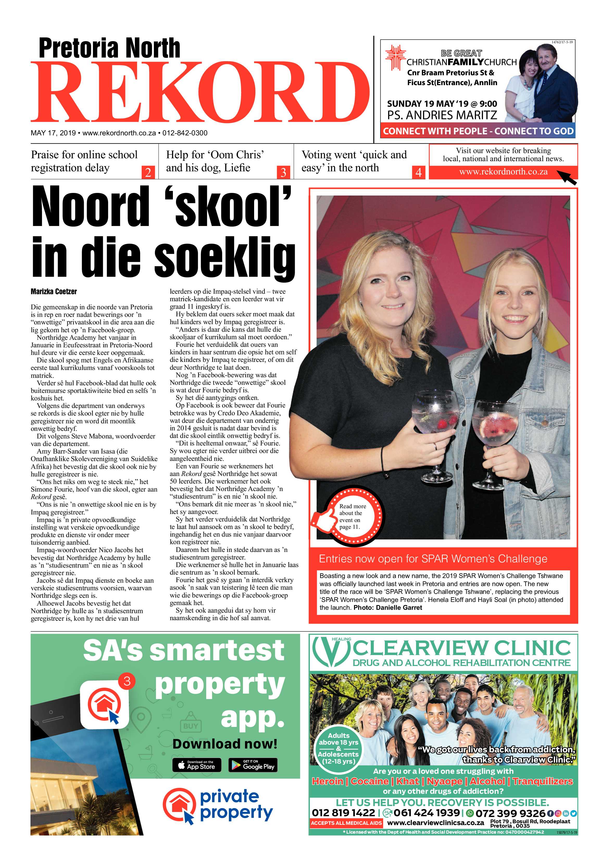 Rekord North 17 May 2019 page 1