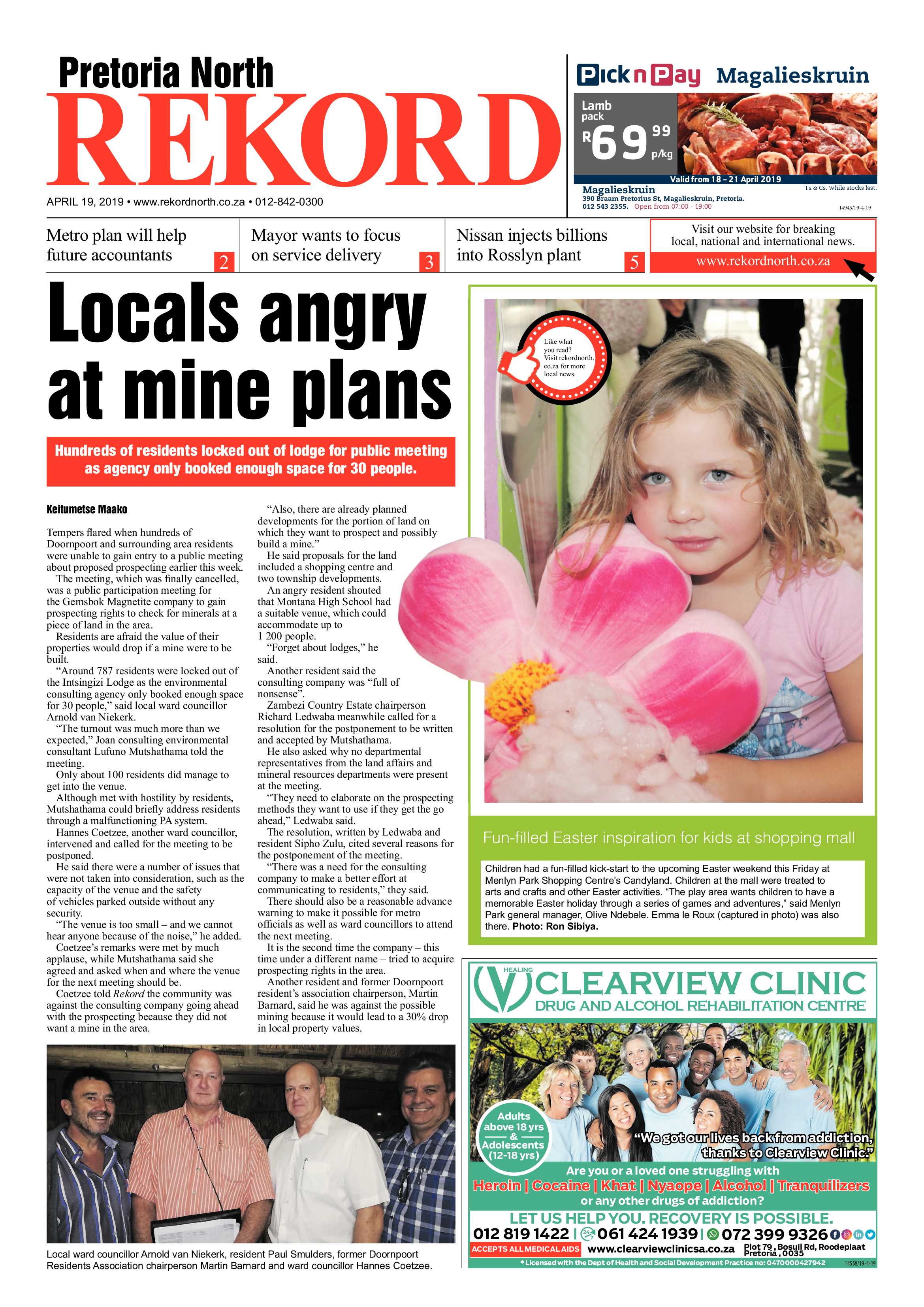 Rekord North 19 April 2019 page 1