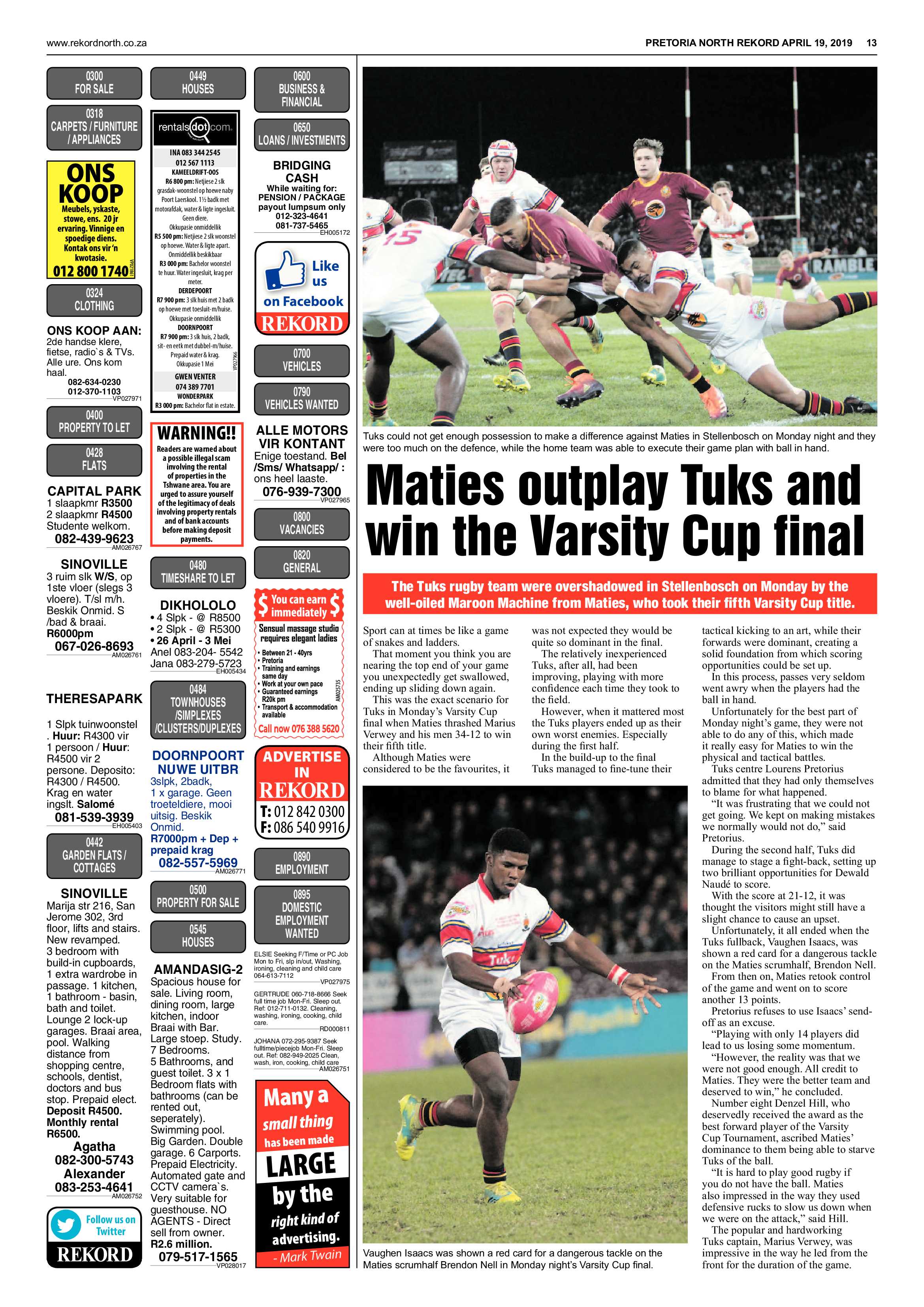 Rekord North 19 April 2019 page 13