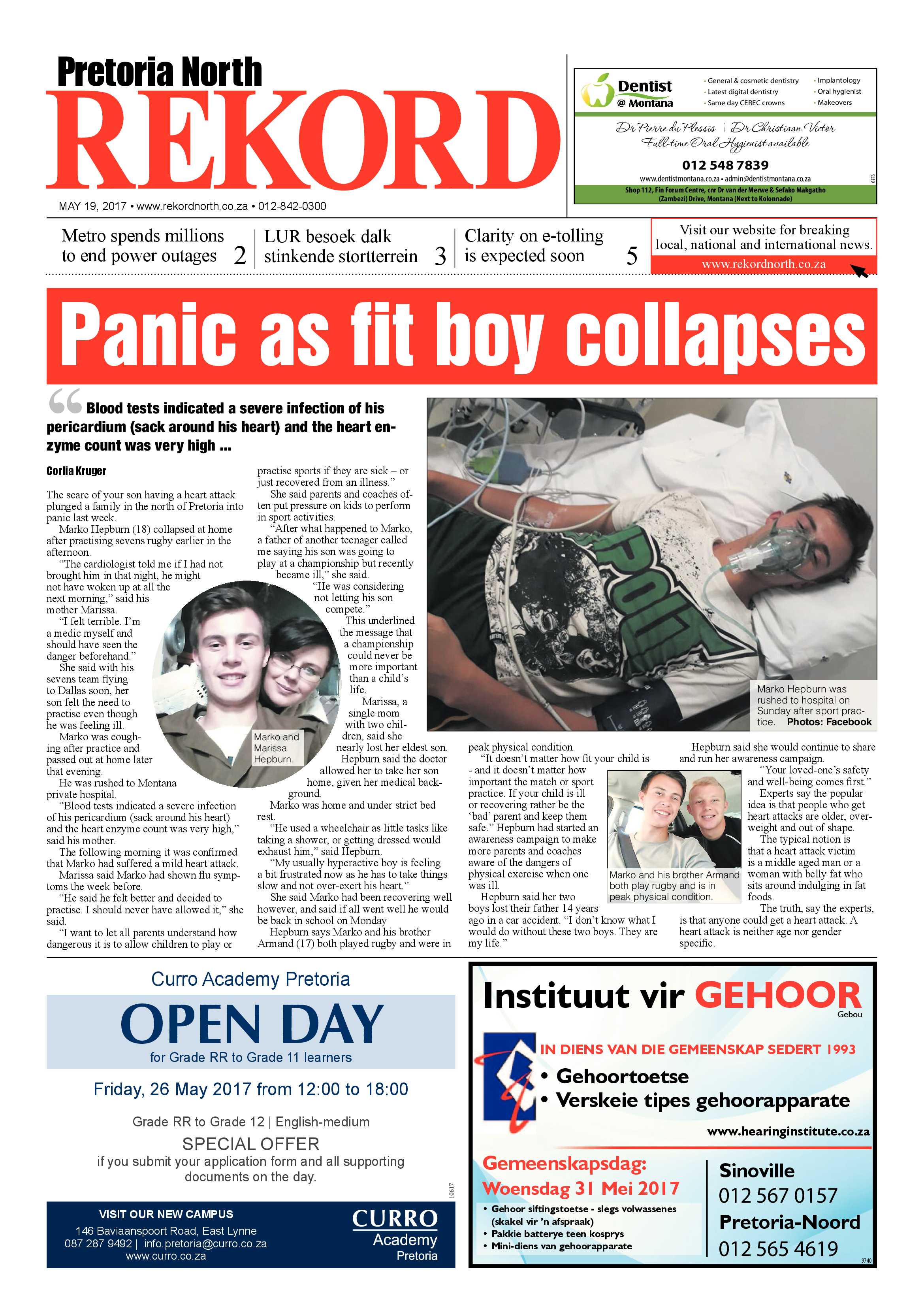 Rekord North 19 May 2017 page 1