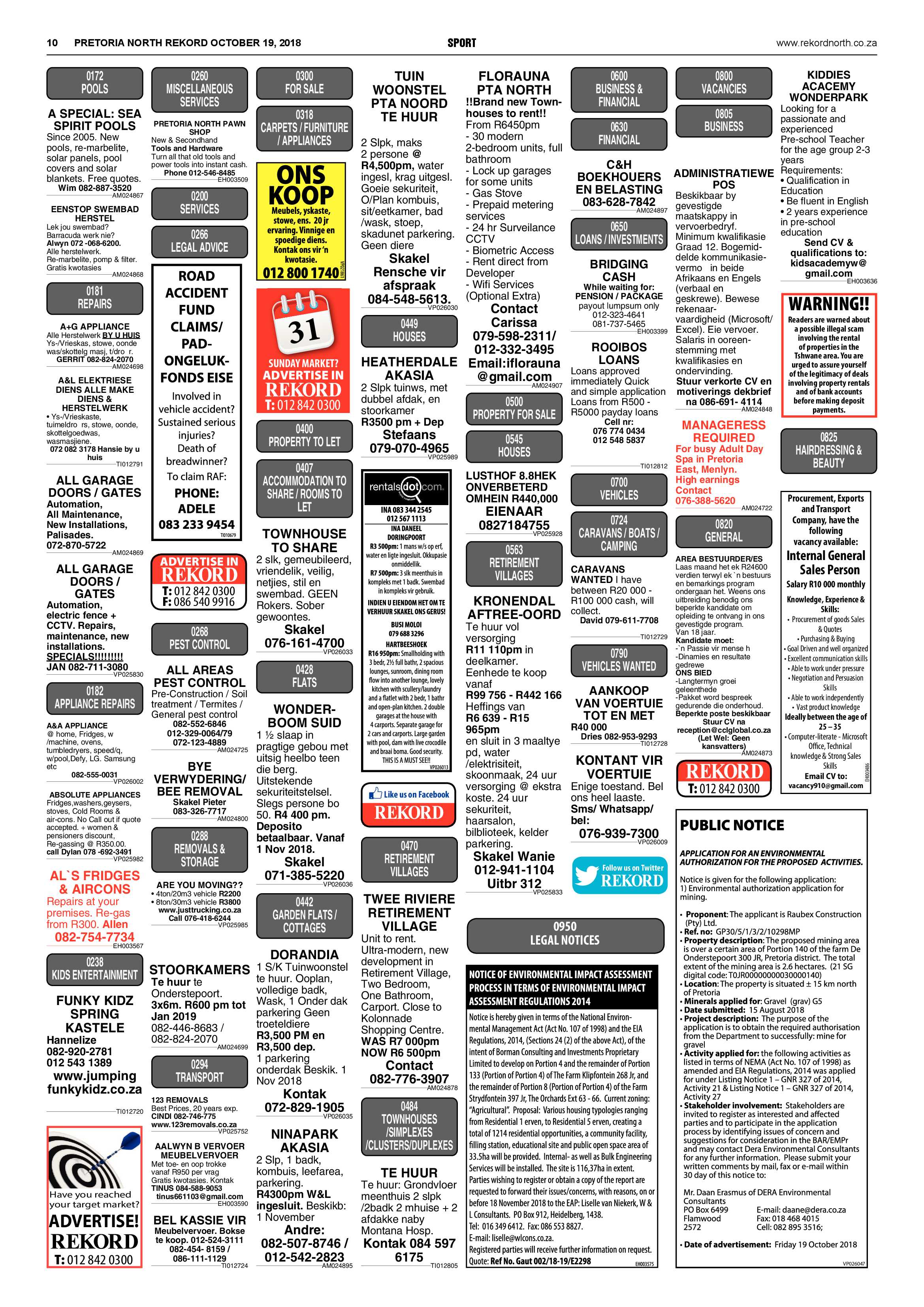 Rekord North 19 October 2018 page 10