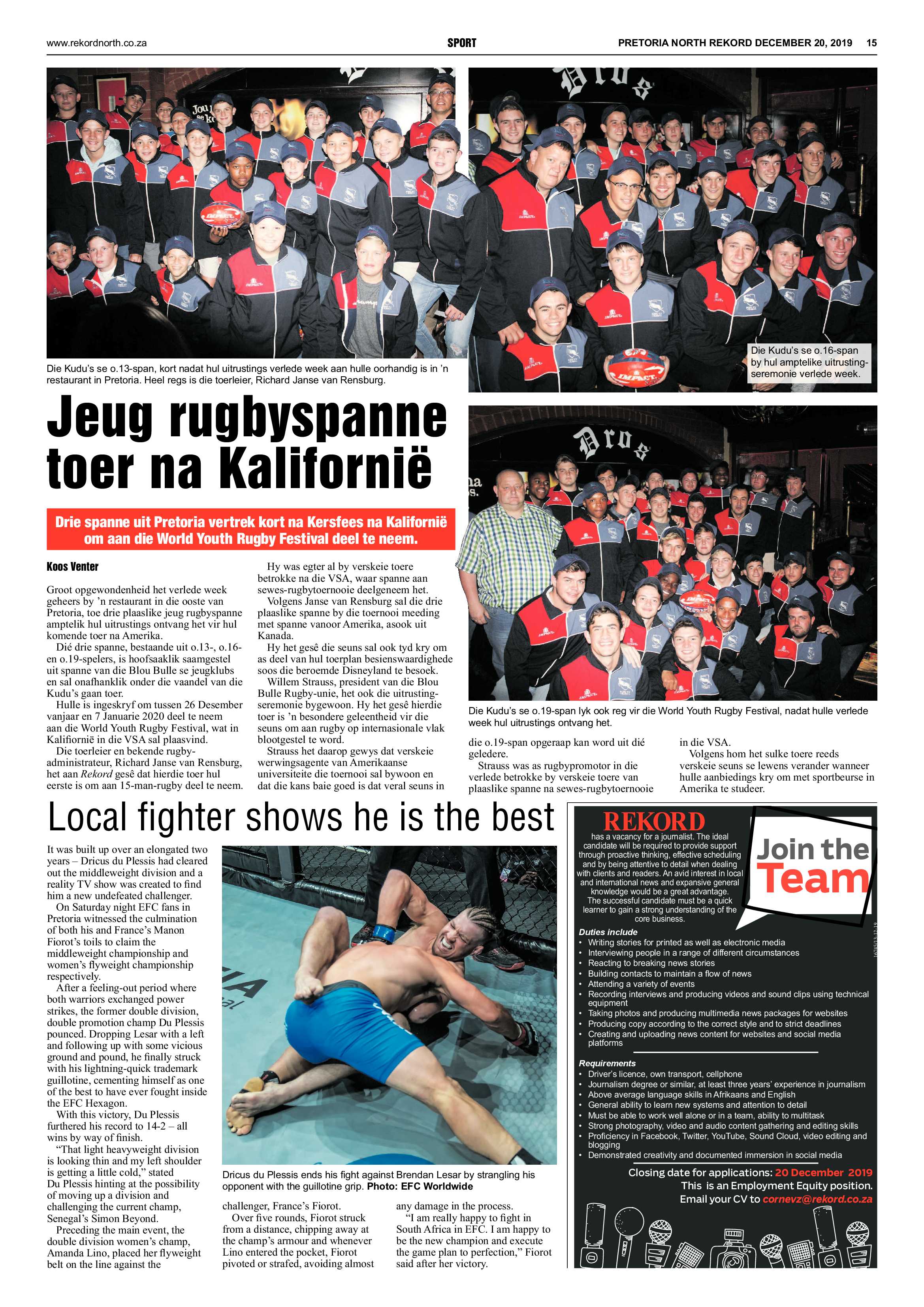 Rekord North 20 December 2019 page 15