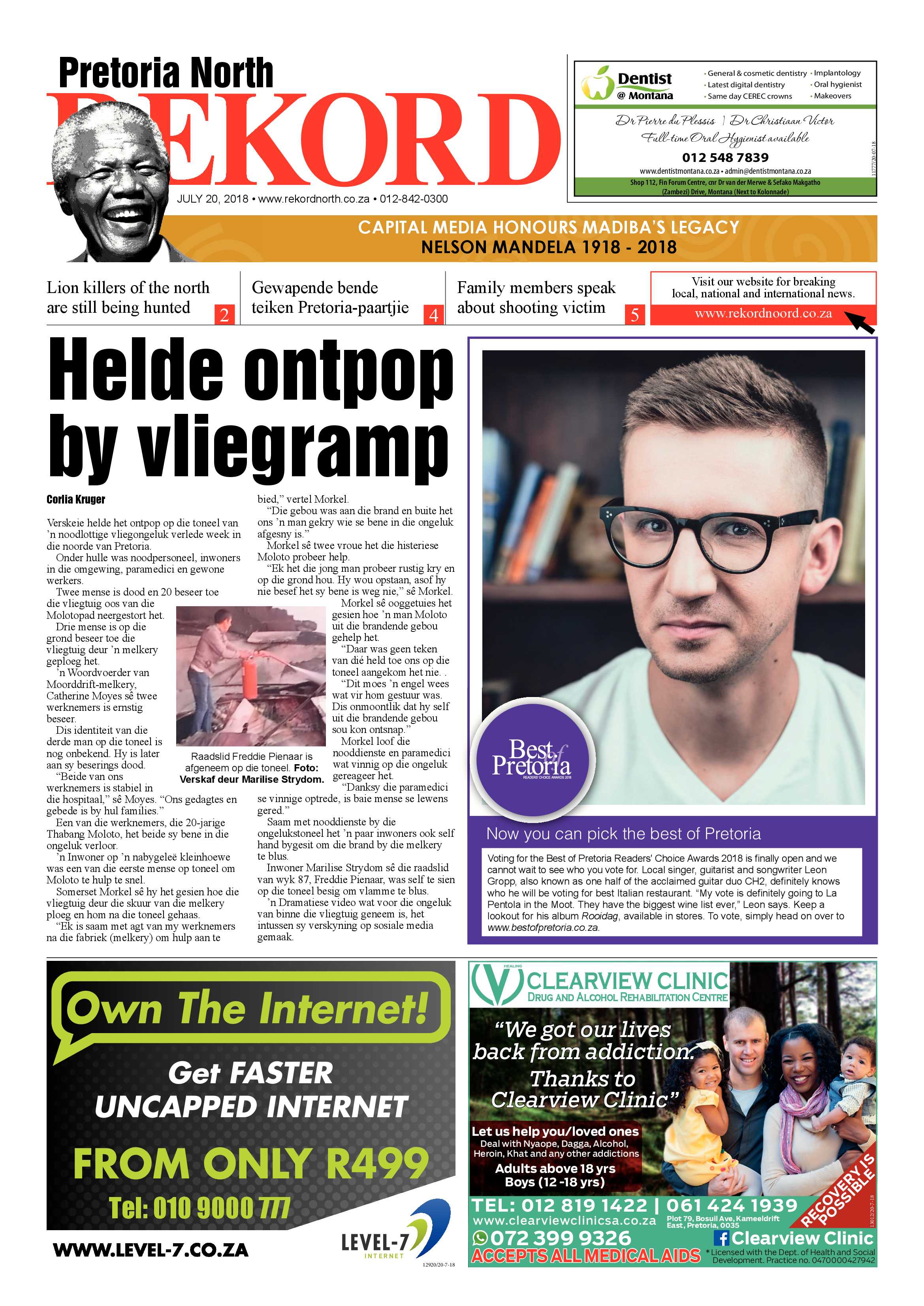 Rekord North 20 July 2018 page 1