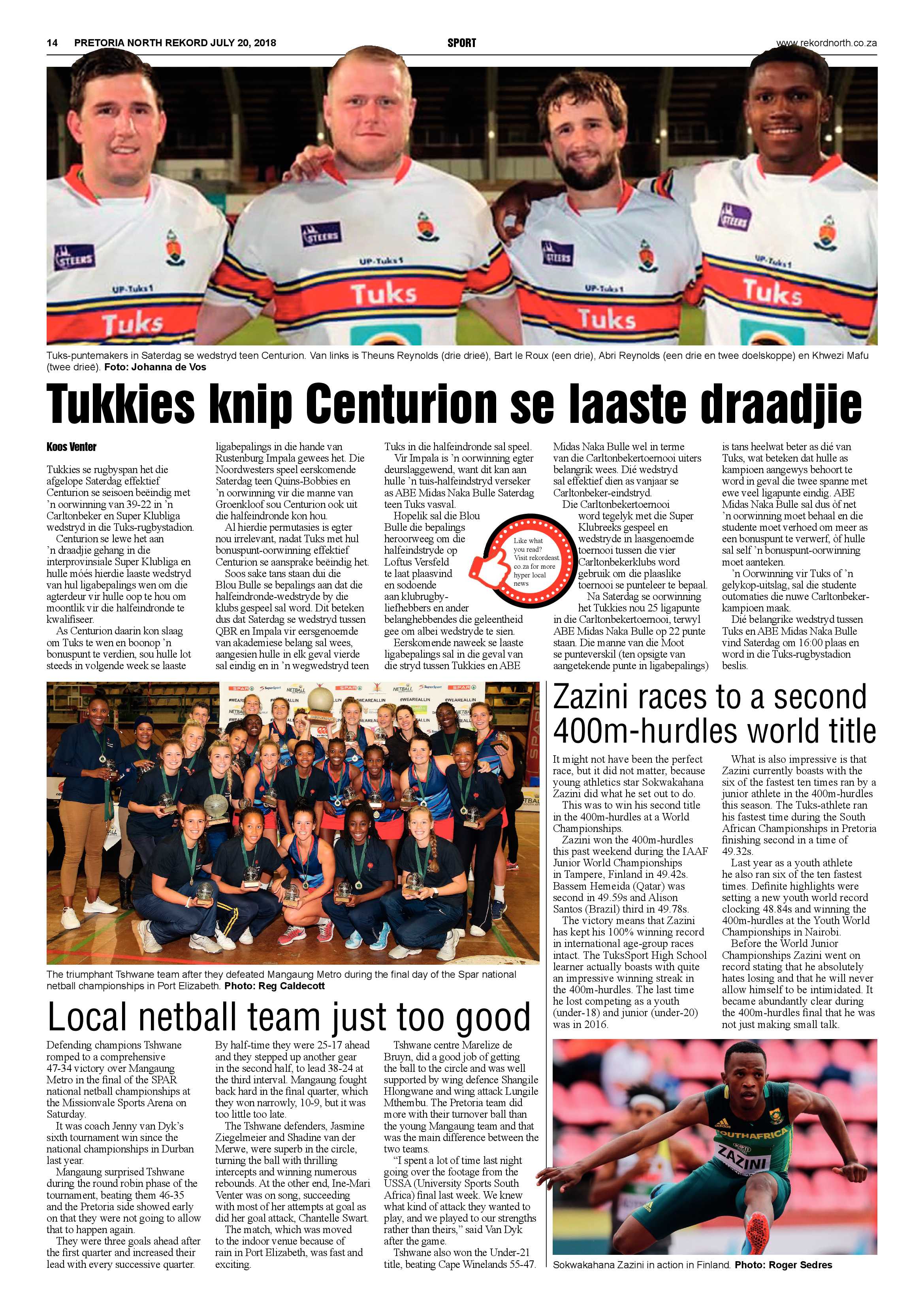 Rekord North 20 July 2018 page 14