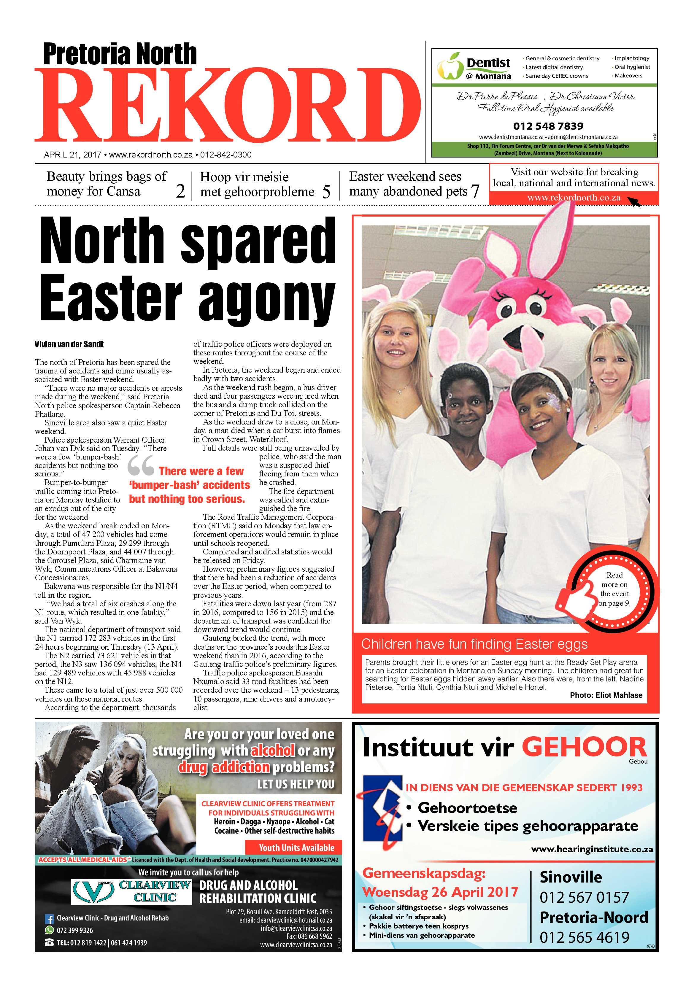 Rekord North 21 April 2017 page 1