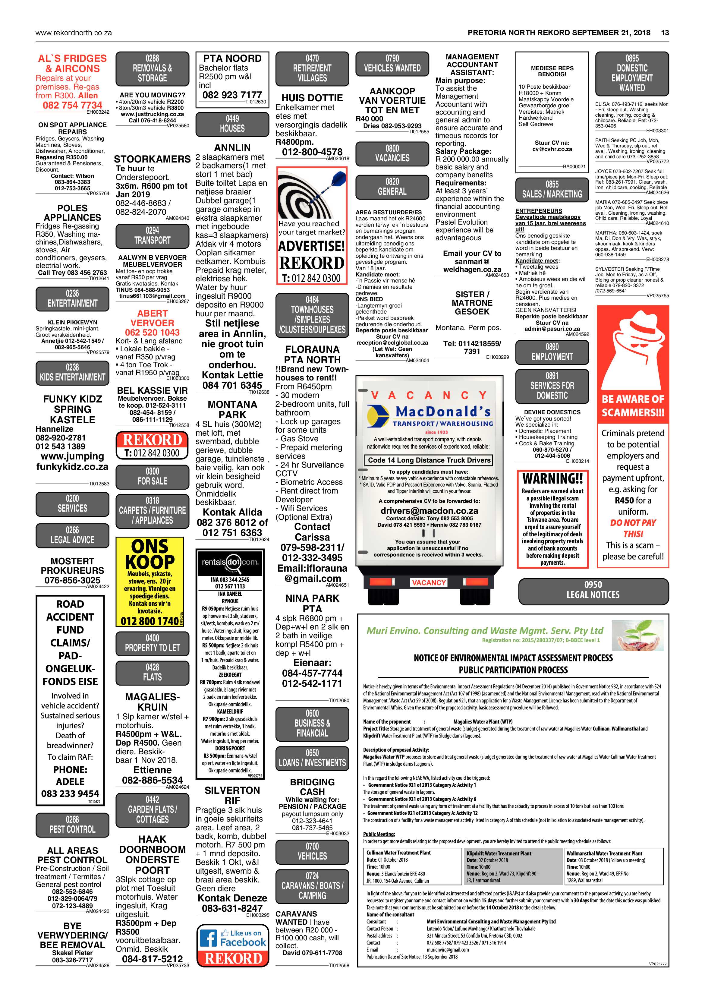 Rekord North 21 September 2018 page 13