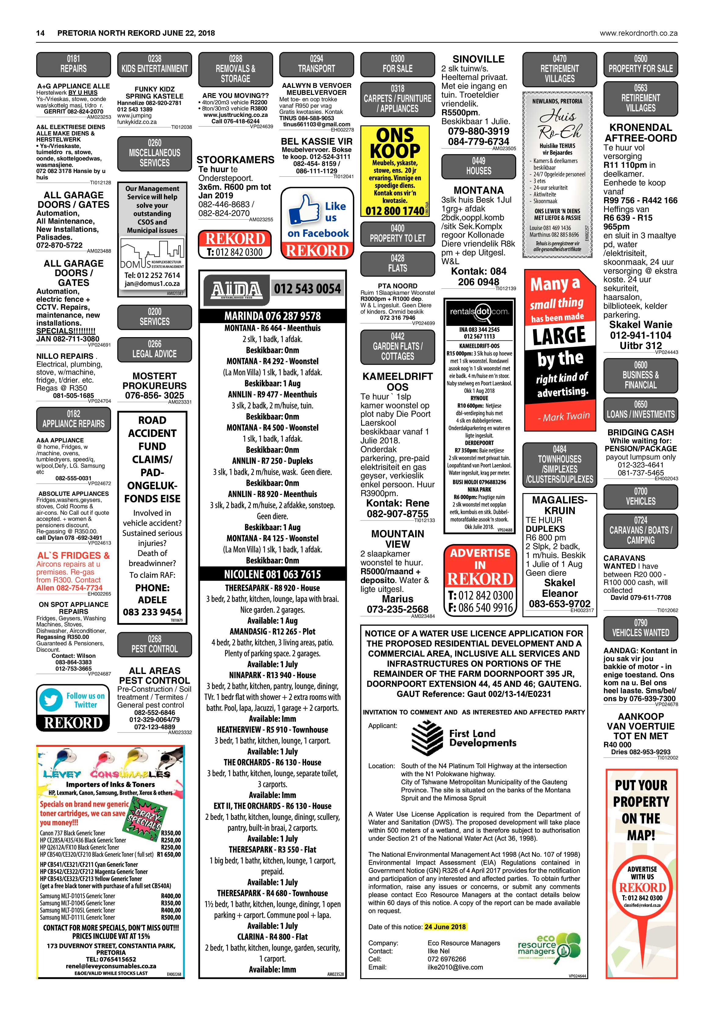 Rekord North 22 June 2018 page 14