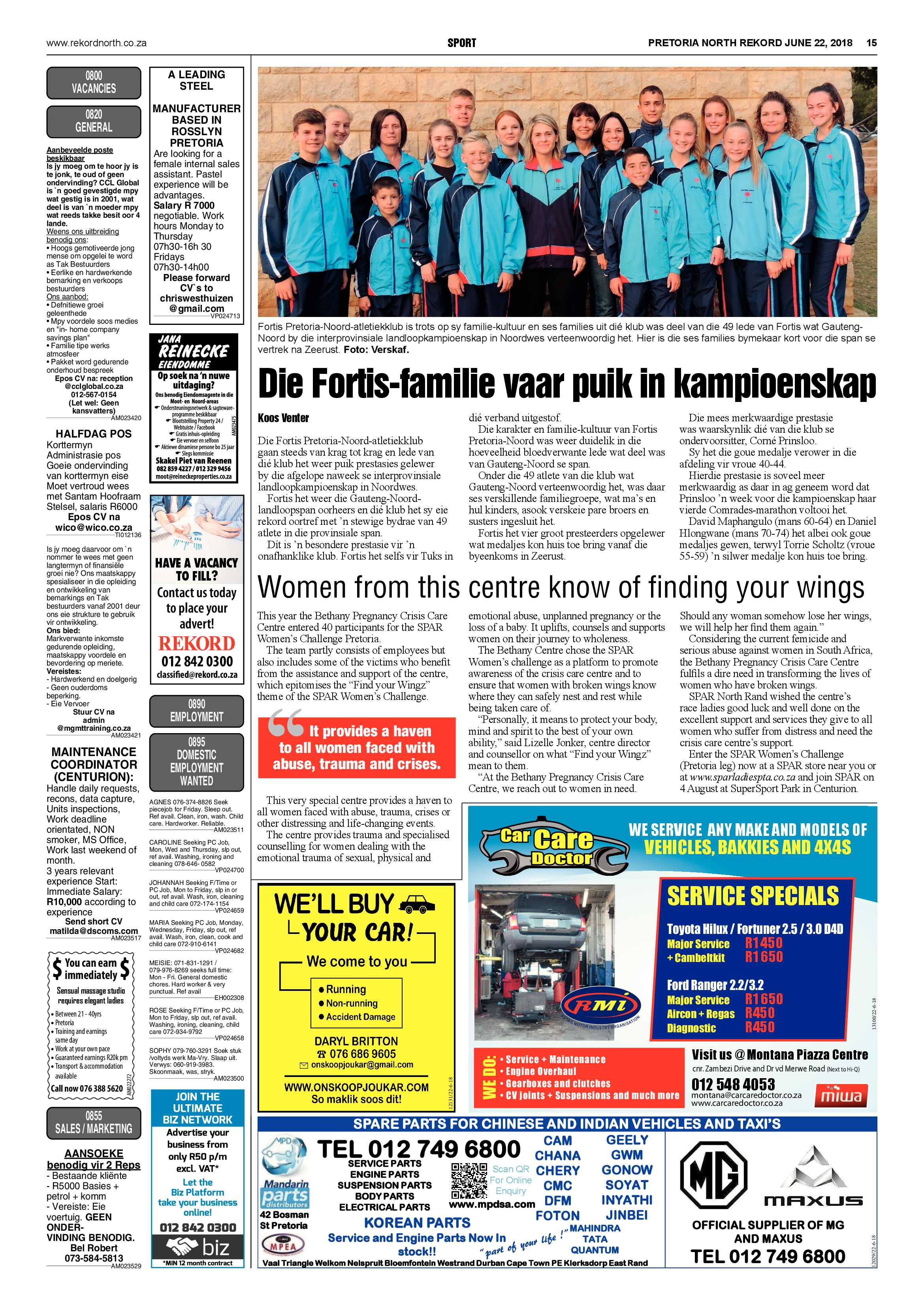 Rekord North 22 June 2018 page 15