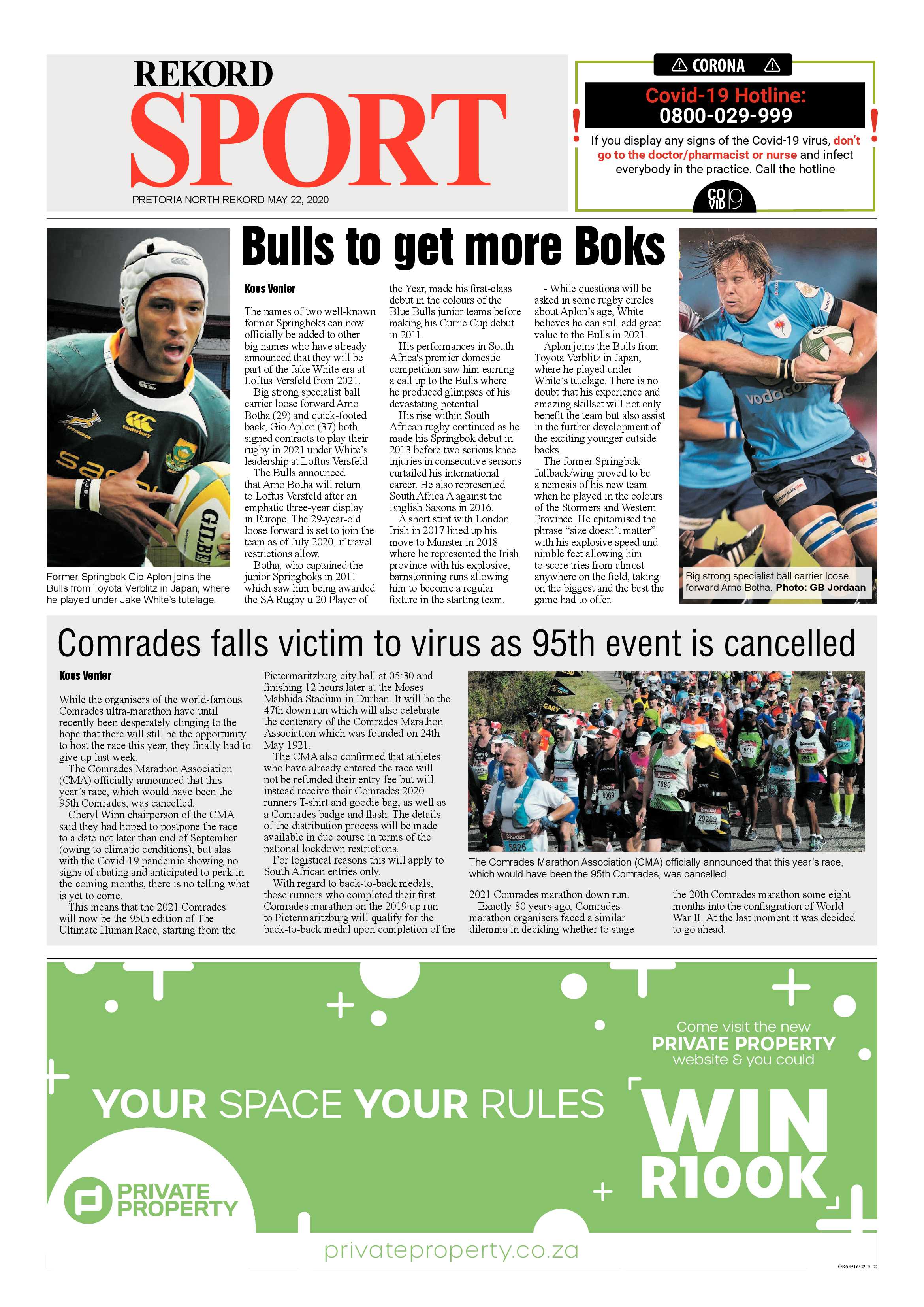 Rekord North 22 May 2020 page 8
