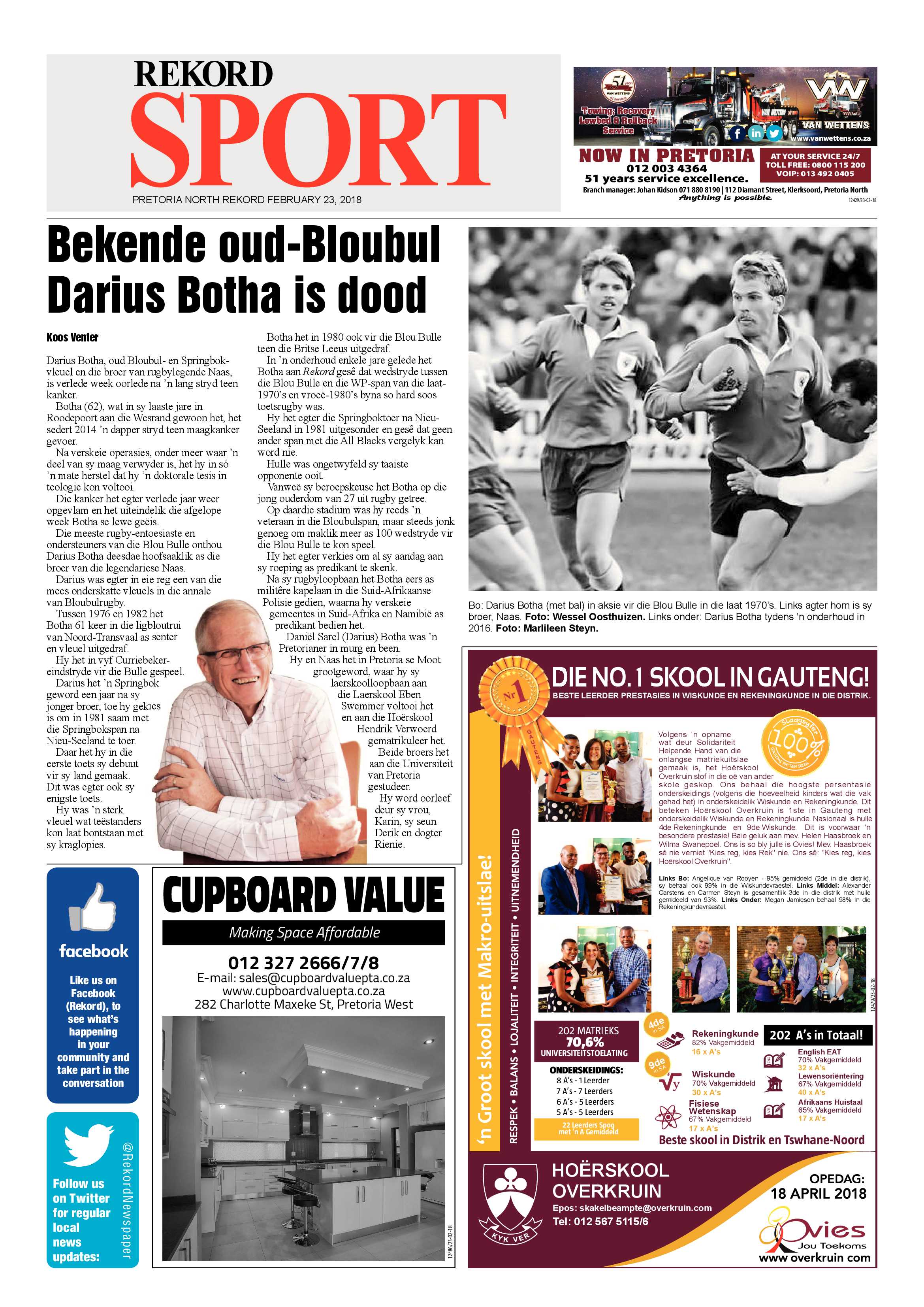 Rekord North 23 February 2018 page 16
